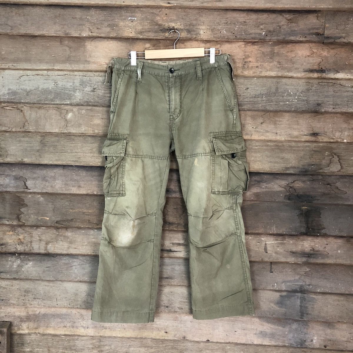 Japanese Brand JAPANESE BRANDED Multipocket United Arrows Green Cargo Pants Size US 30 / EU 46 - 1 Thumbnail