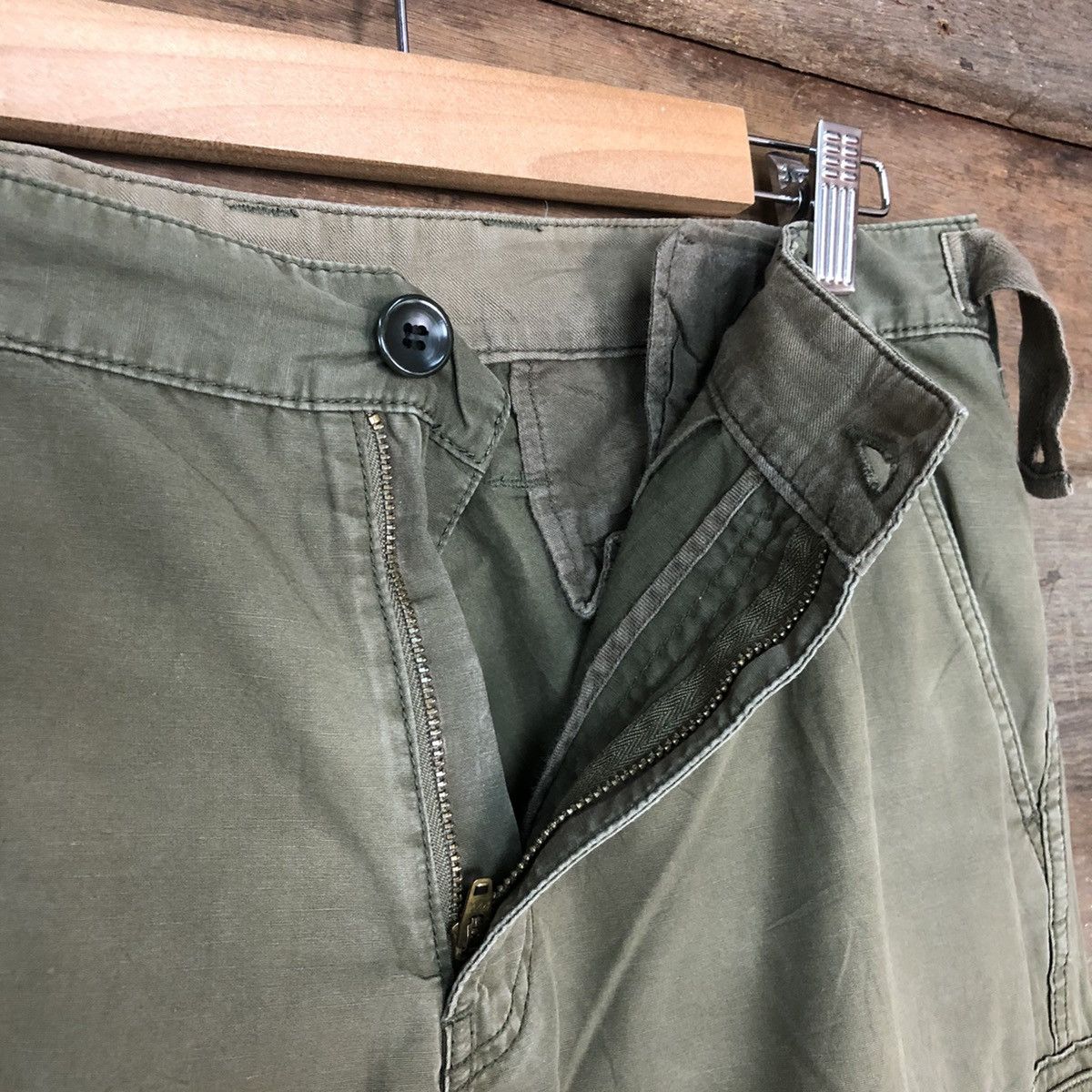 Japanese Brand JAPANESE BRANDED Multipocket United Arrows Green Cargo Pants Size US 30 / EU 46 - 10 Thumbnail