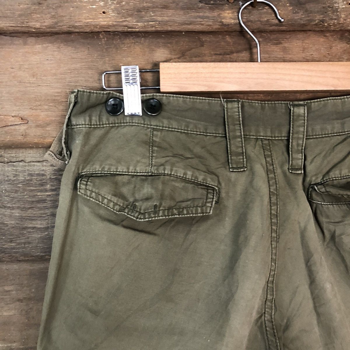Japanese Brand JAPANESE BRANDED Multipocket United Arrows Green Cargo Pants Size US 30 / EU 46 - 14 Thumbnail