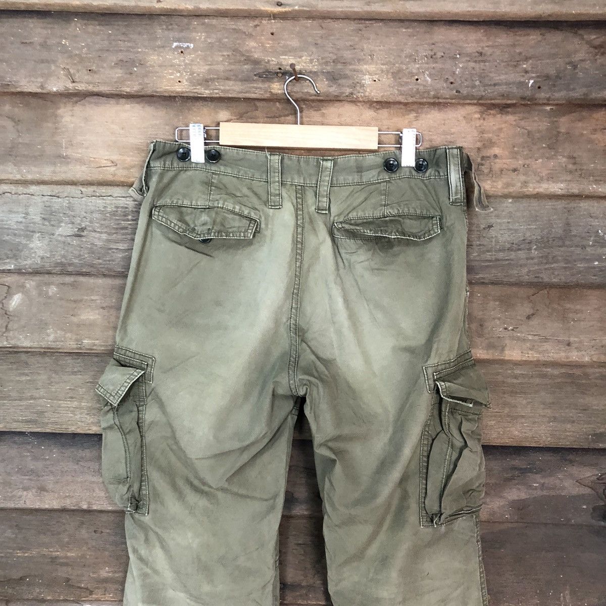 Japanese Brand JAPANESE BRANDED Multipocket United Arrows Green Cargo Pants Size US 30 / EU 46 - 12 Thumbnail