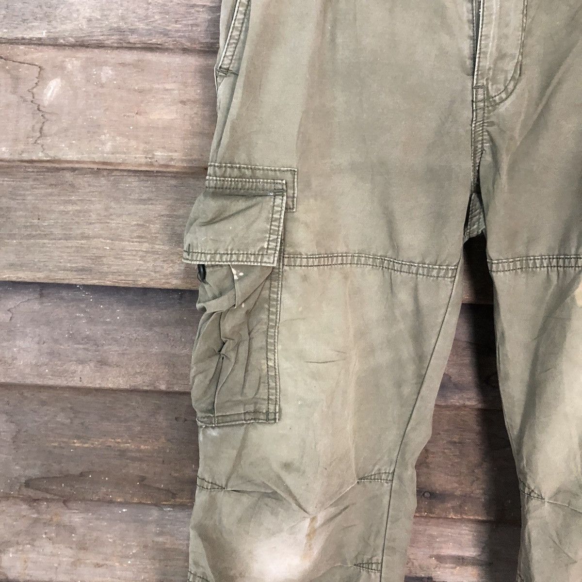 Japanese Brand JAPANESE BRANDED Multipocket United Arrows Green Cargo Pants Size US 30 / EU 46 - 6 Thumbnail