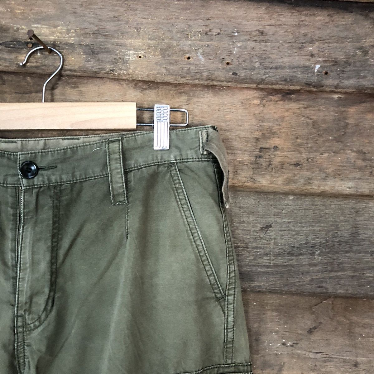 Japanese Brand JAPANESE BRANDED Multipocket United Arrows Green Cargo Pants Size US 30 / EU 46 - 5 Thumbnail