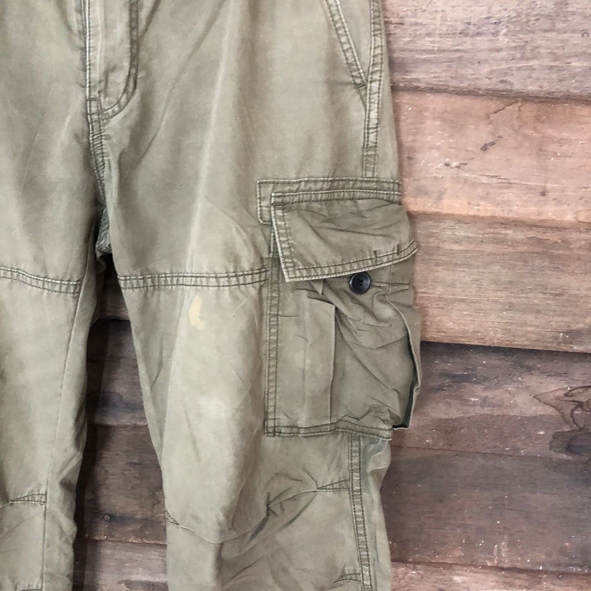 Japanese Brand JAPANESE BRANDED Multipocket United Arrows Green Cargo Pants Size US 30 / EU 46 - 7 Thumbnail