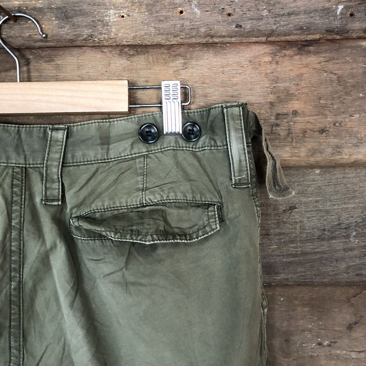 Japanese Brand JAPANESE BRANDED Multipocket United Arrows Green Cargo Pants Size US 30 / EU 46 - 15 Thumbnail