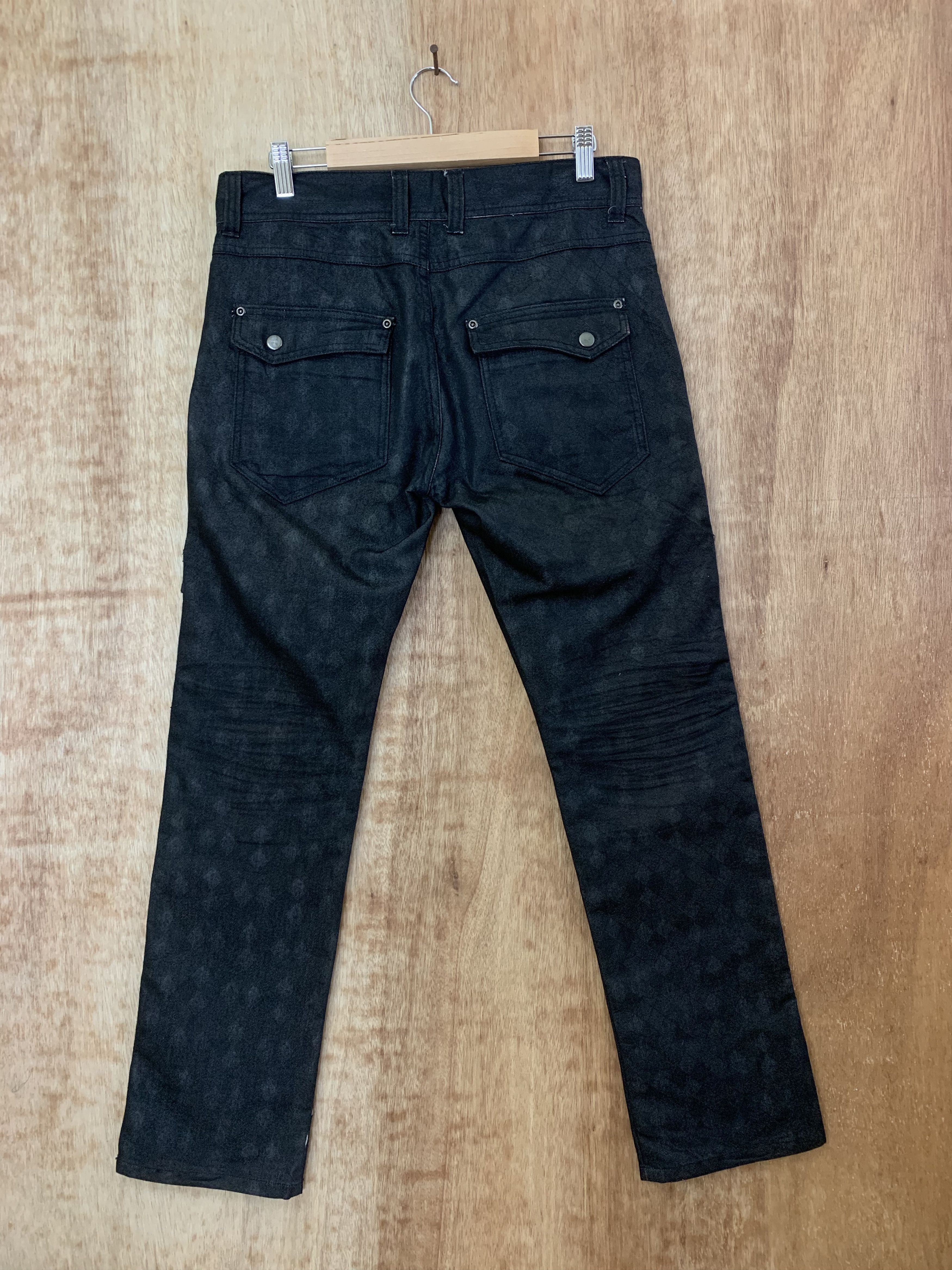 Cargo Pants Semantic Design Black Multipocket Style