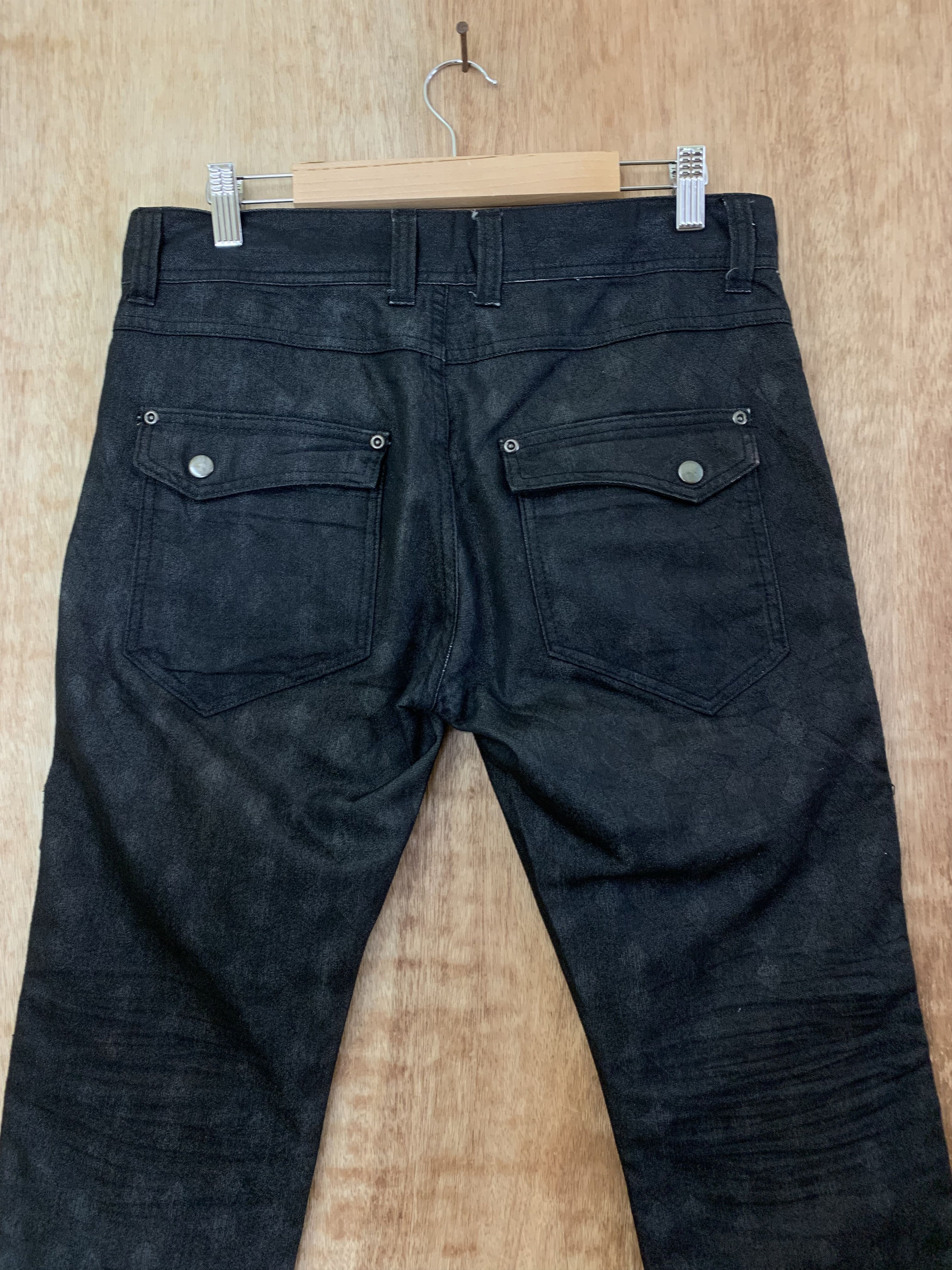 Cargo Pants Semantic Design Black Multipocket Style