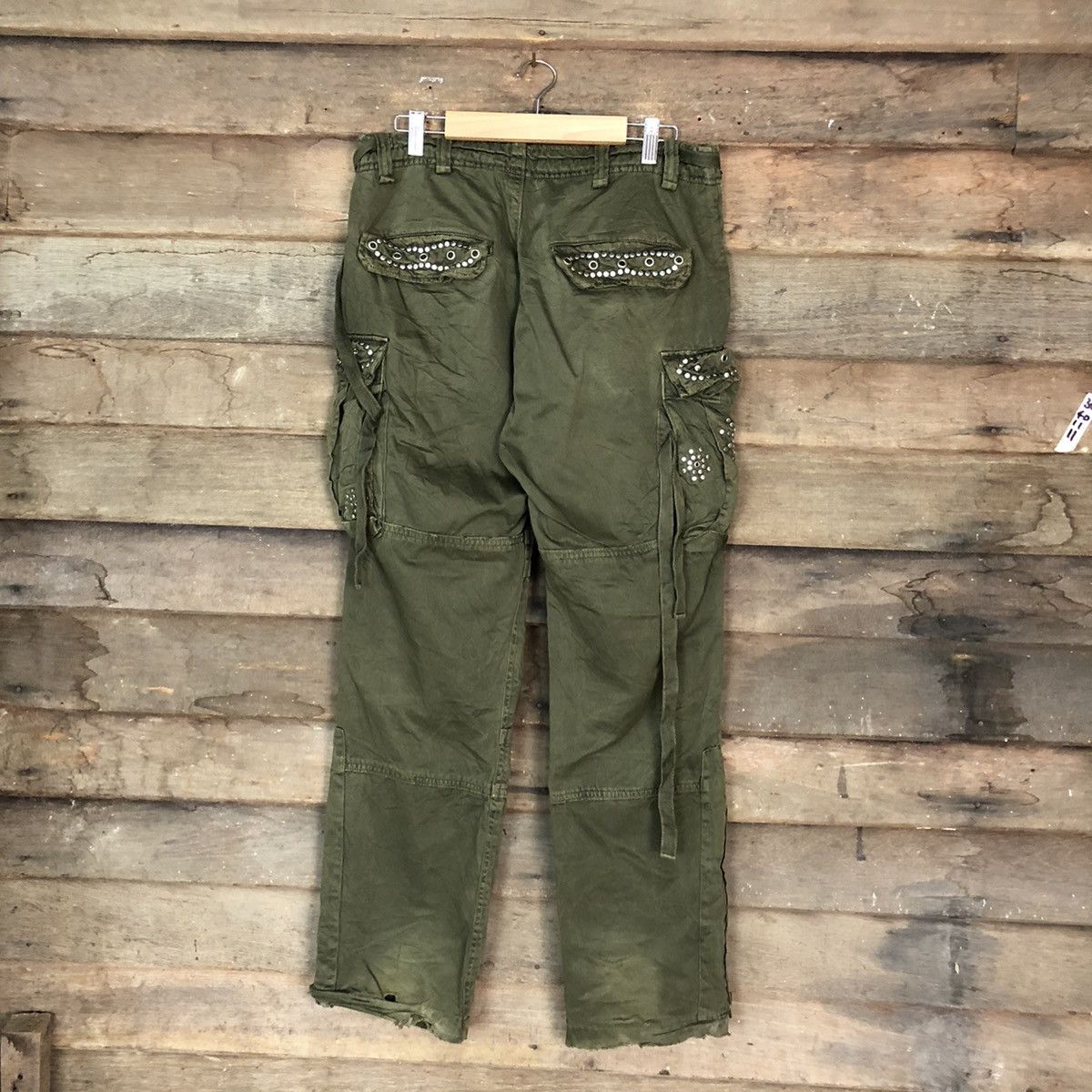 Japanese Brand Japanese Branded Mangrove Cargo Pants Spike On Pocket #905 Size US 30 / EU 46 - 11 Thumbnail