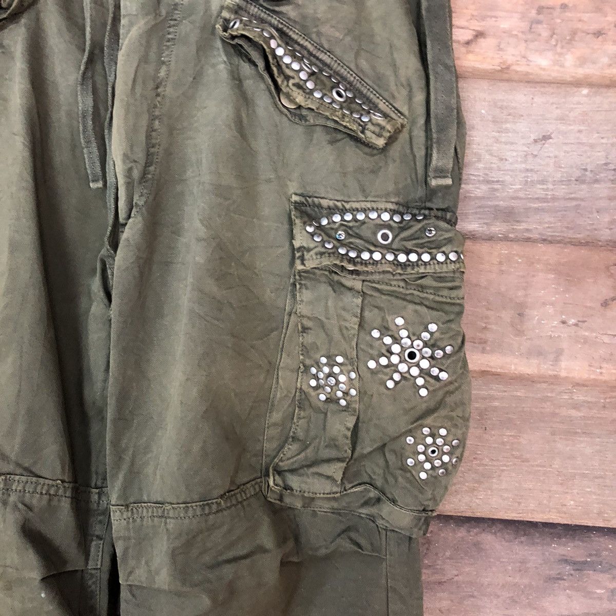 Japanese Brand Japanese Branded Mangrove Cargo Pants Spike On Pocket #905 Size US 30 / EU 46 - 5 Thumbnail