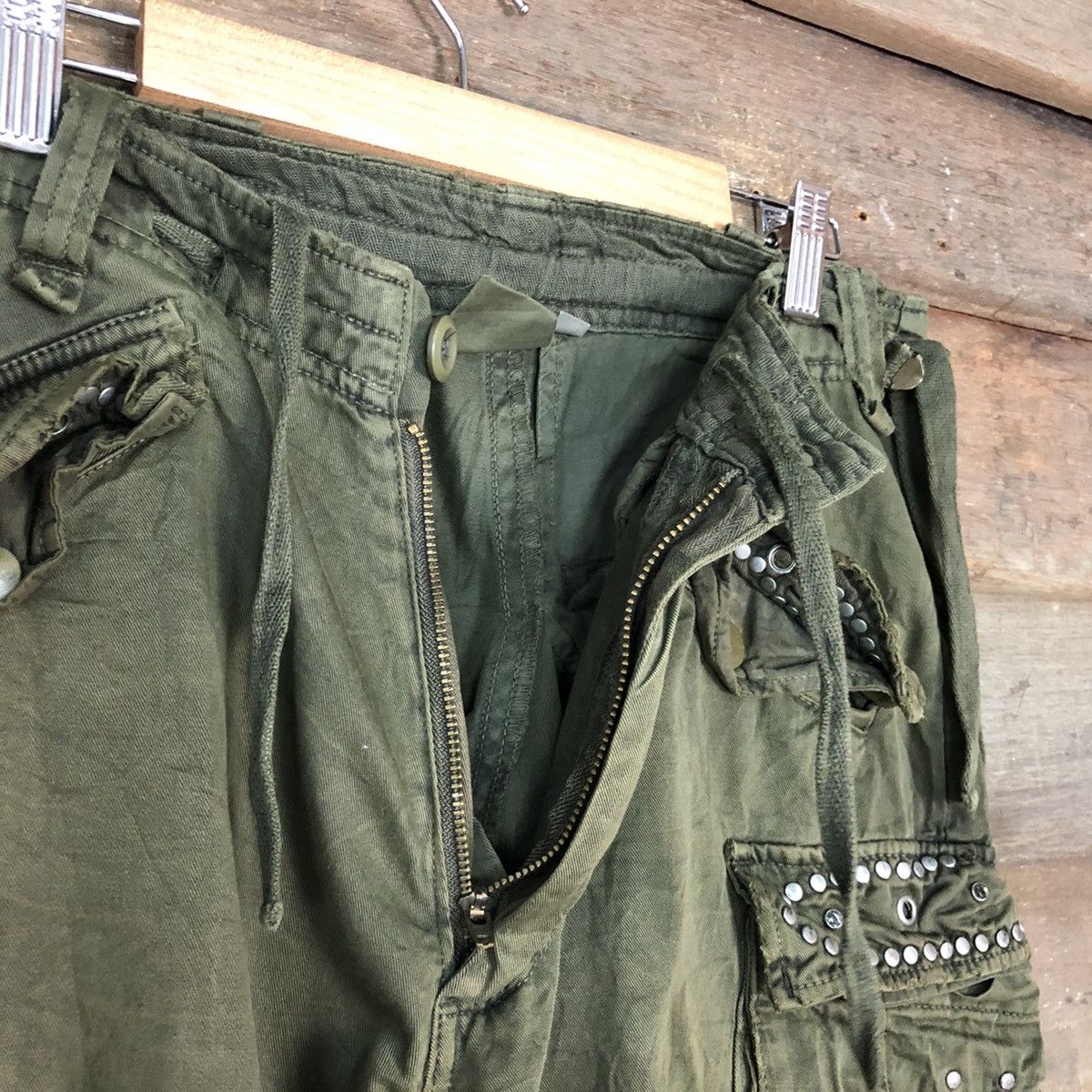 Japanese Brand Japanese Branded Mangrove Cargo Pants Spike On Pocket #905 Size US 30 / EU 46 - 10 Thumbnail