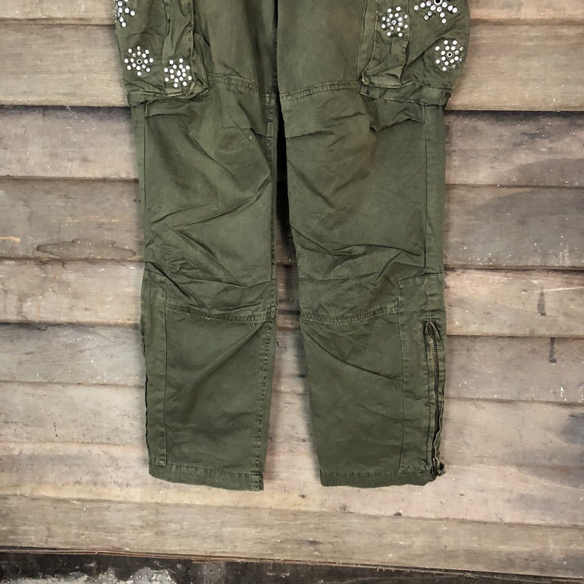 Japanese Brand Japanese Branded Mangrove Cargo Pants Spike On Pocket #905 Size US 30 / EU 46 - 3 Thumbnail