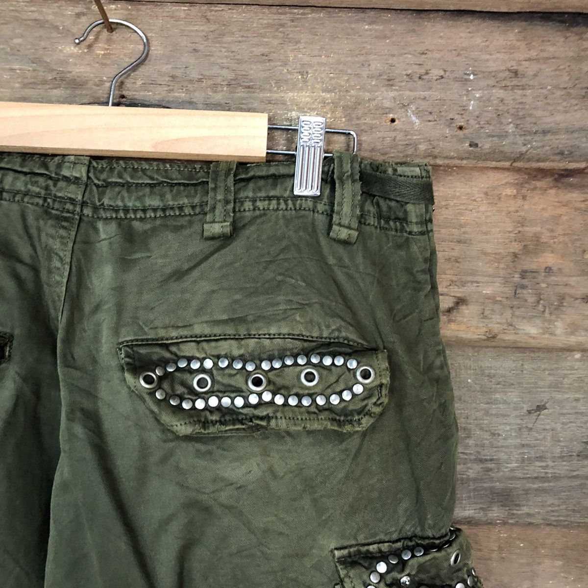 Japanese Brand Japanese Branded Mangrove Cargo Pants Spike On Pocket #905 Size US 30 / EU 46 - 15 Thumbnail