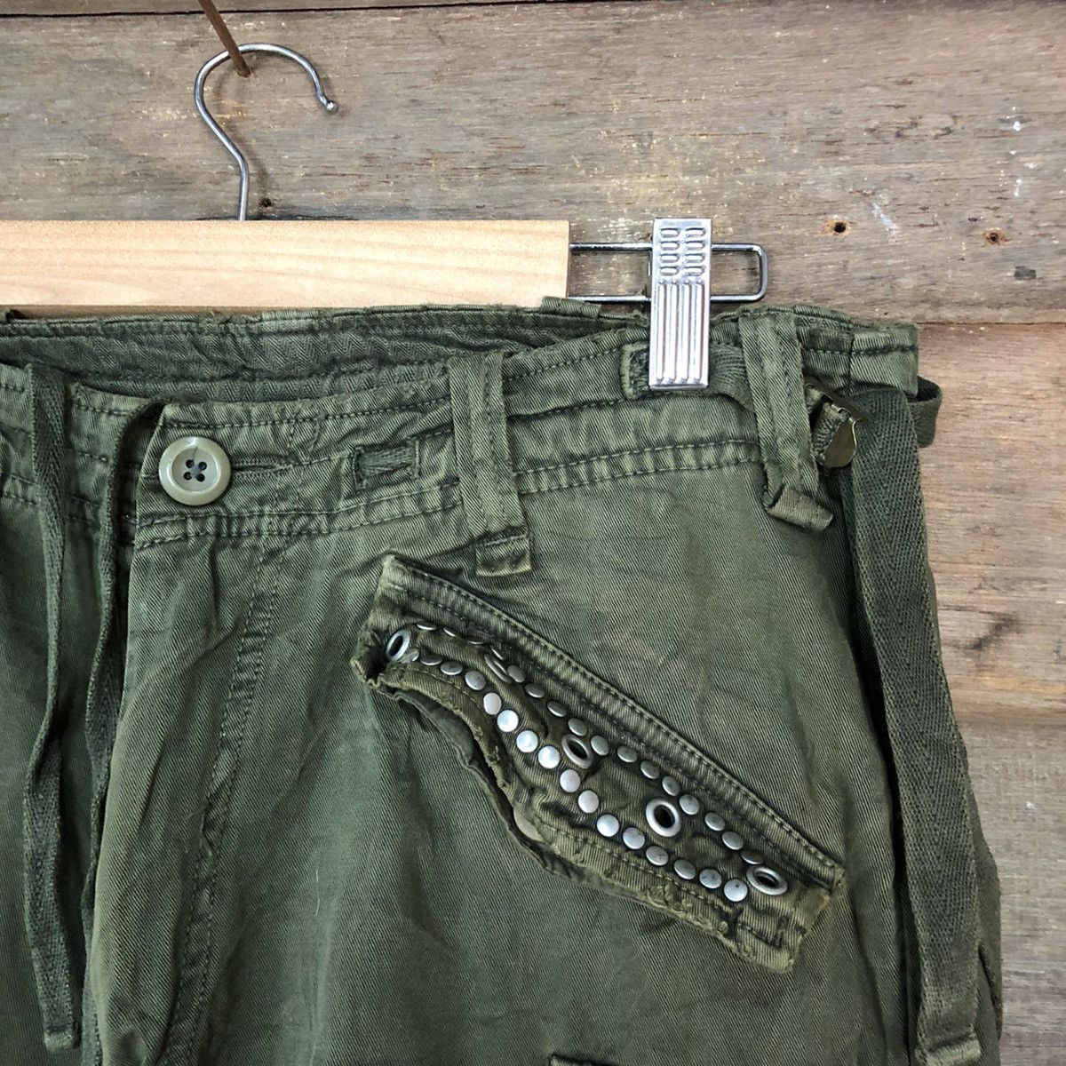 Japanese Brand Japanese Branded Mangrove Cargo Pants Spike On Pocket #905 Size US 30 / EU 46 - 9 Thumbnail