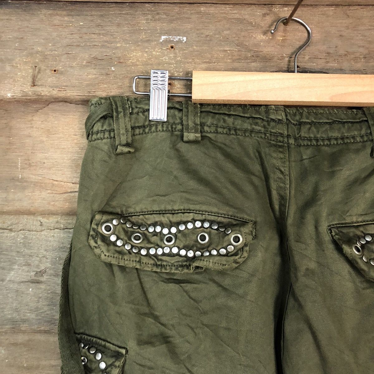 Japanese Brand Japanese Branded Mangrove Cargo Pants Spike On Pocket #905 Size US 30 / EU 46 - 14 Thumbnail
