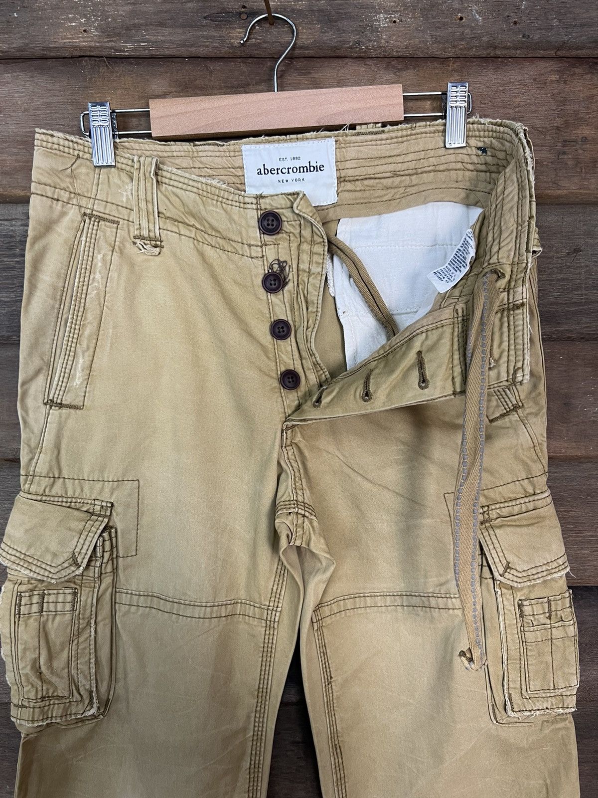 Abercrombie & Fitch Cargo Pants Abercrombie Multipocket Japanese Branded Pants Size US 28 / EU 44 - 14 Thumbnail