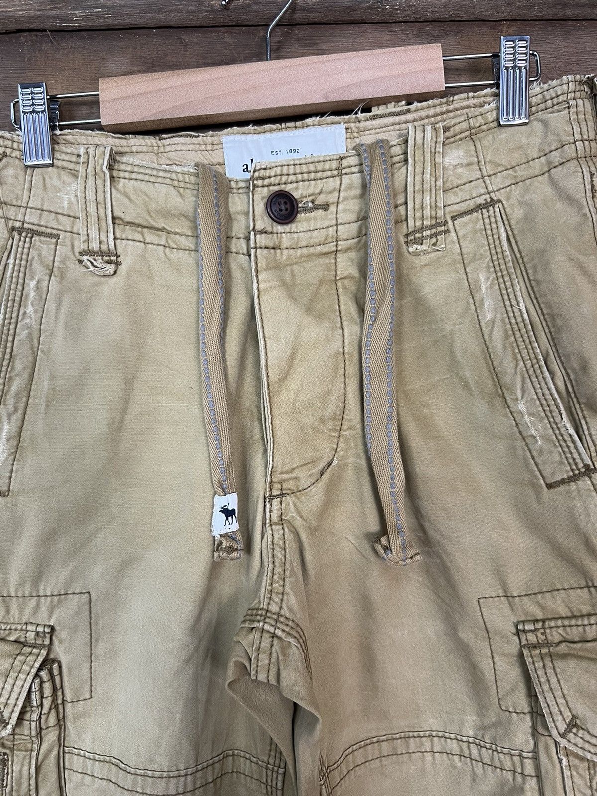 Abercrombie & Fitch Cargo Pants Abercrombie Multipocket Japanese Branded Pants Size US 28 / EU 44 - 15 Thumbnail