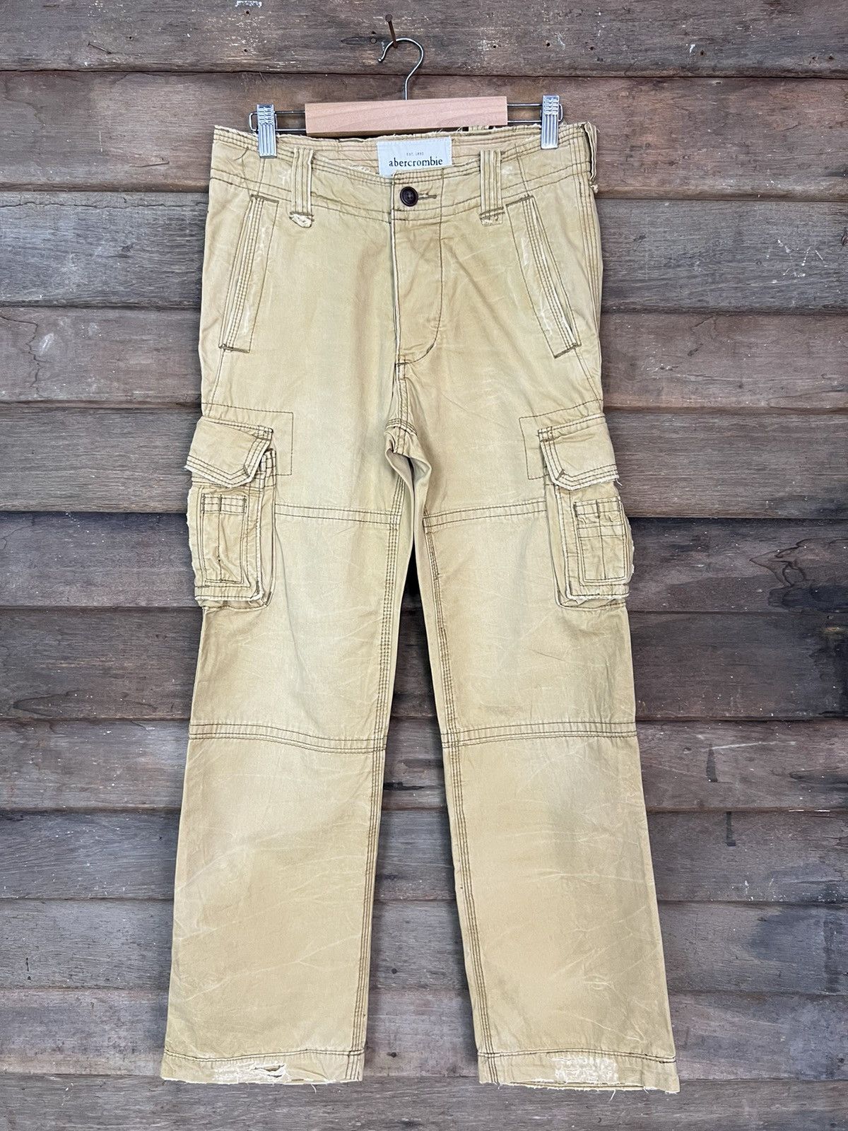Abercrombie & Fitch Cargo Pants Abercrombie Multipocket Japanese Branded Pants Size US 28 / EU 44 - 3 Thumbnail
