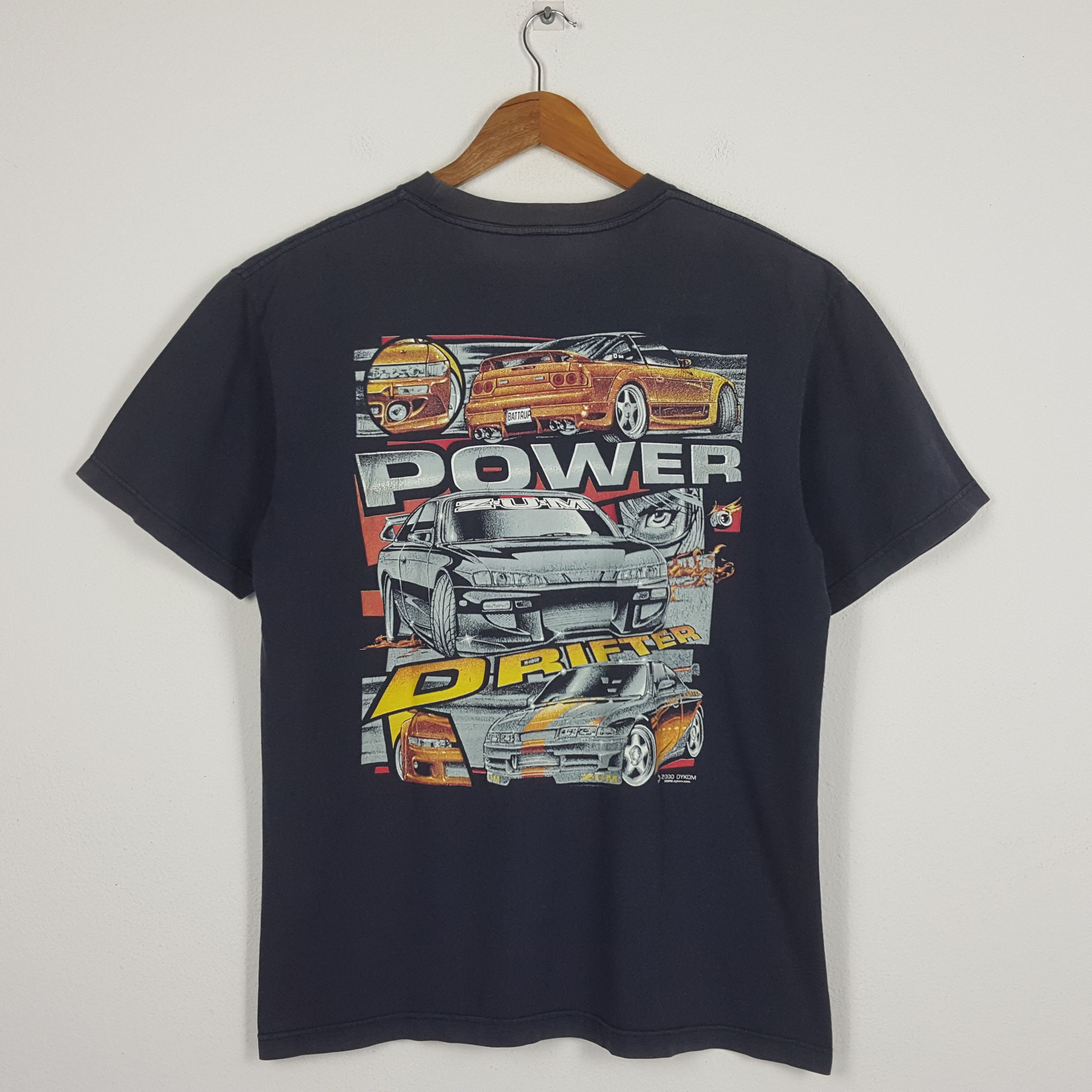 Japanese Brand × Vintage Vintage Japanese Motorsport JDM Drifter Toyota Supra T-Shirt Size US L / EU 52-54 / 3 - 1 Thumbnail