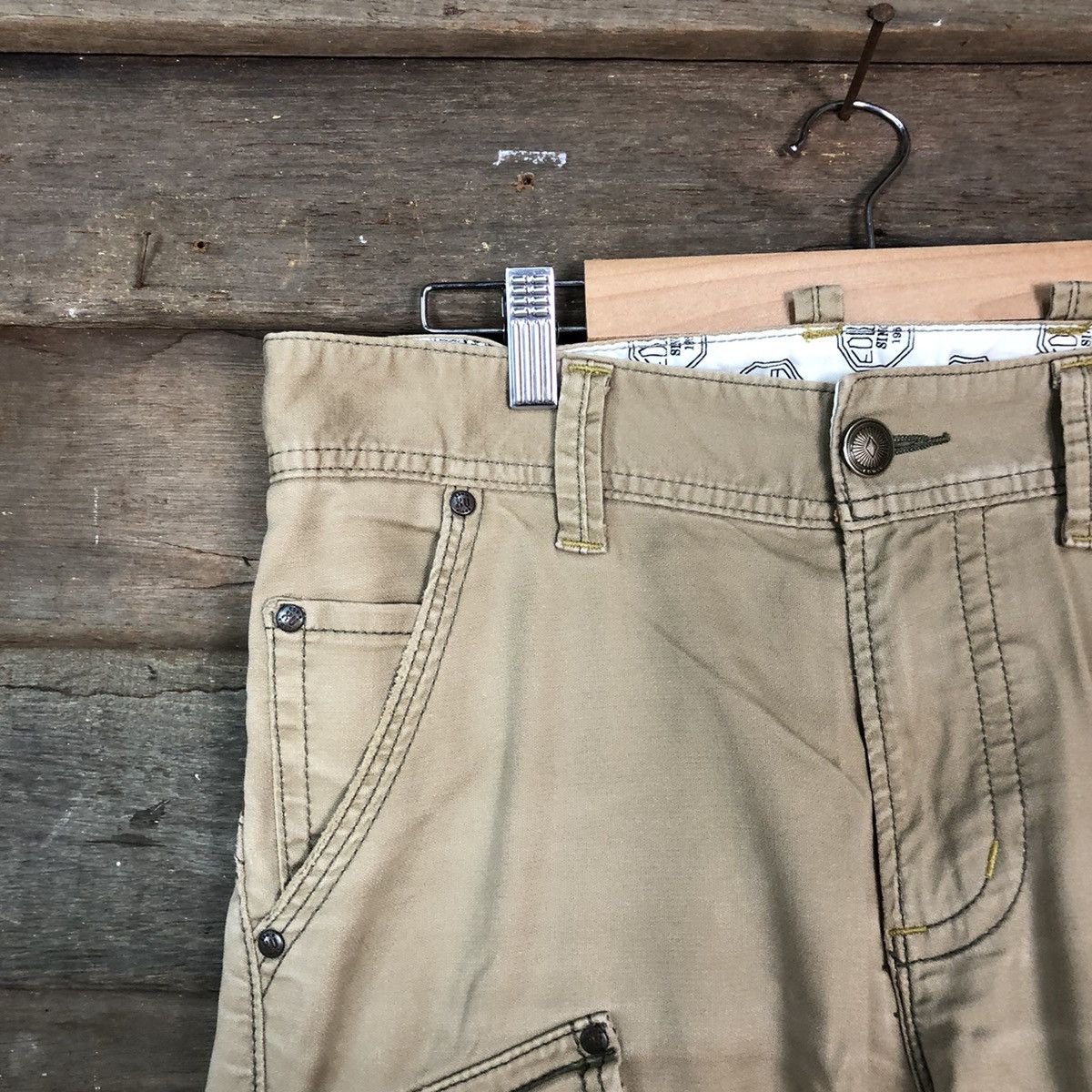 Edwin Vintage Edwin Cargo Technical Bush Pocket Pants #864 Size US 31 - 6 Thumbnail