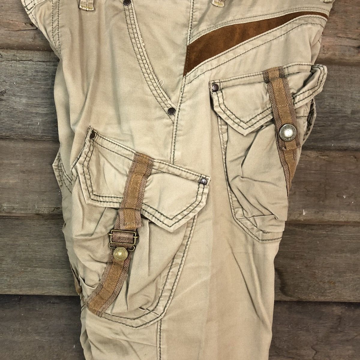 Edwin Vintage Edwin Cargo Technical Bush Pocket Pants #864 Size US 31 - 20 Thumbnail