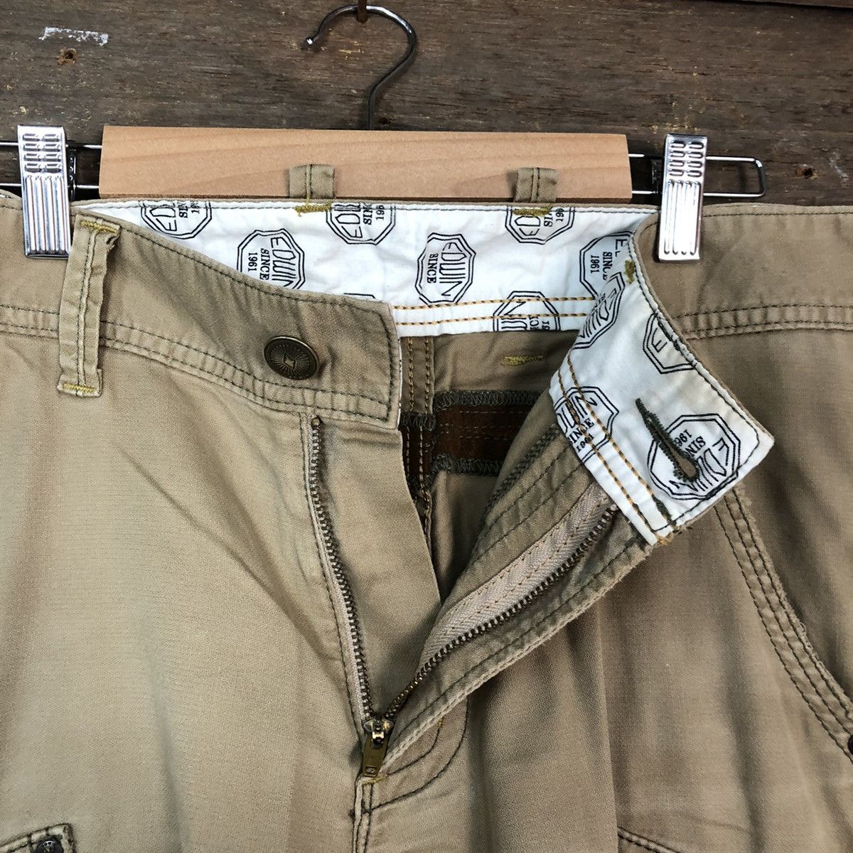 Edwin Vintage Edwin Cargo Technical Bush Pocket Pants #864 Size US 31 - 10 Thumbnail