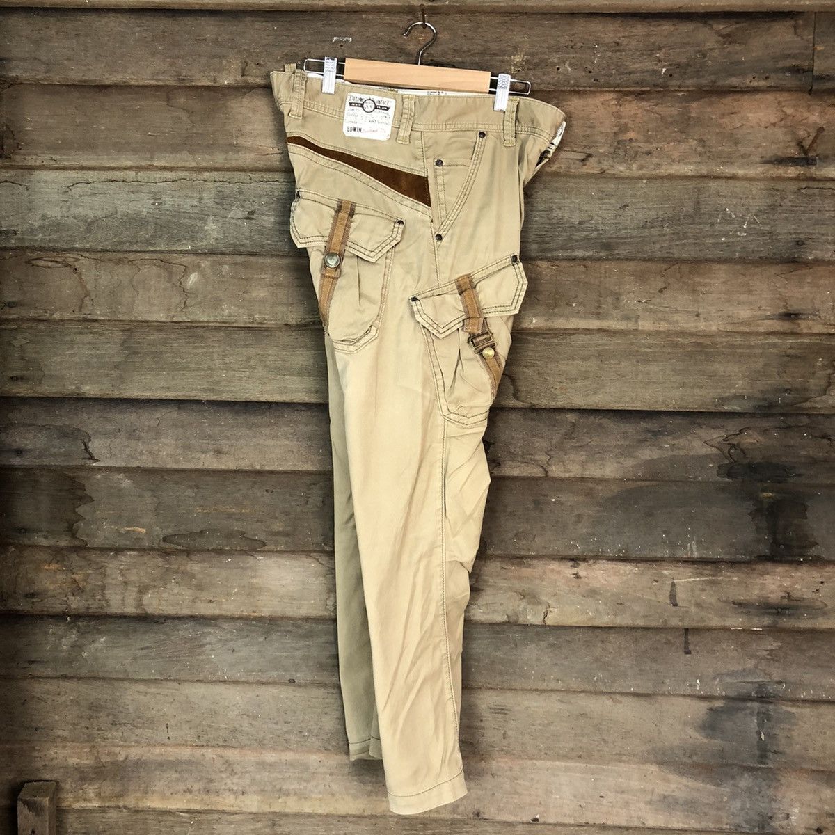 Edwin Vintage Edwin Cargo Technical Bush Pocket Pants #864 Size US 31 - 21 Thumbnail