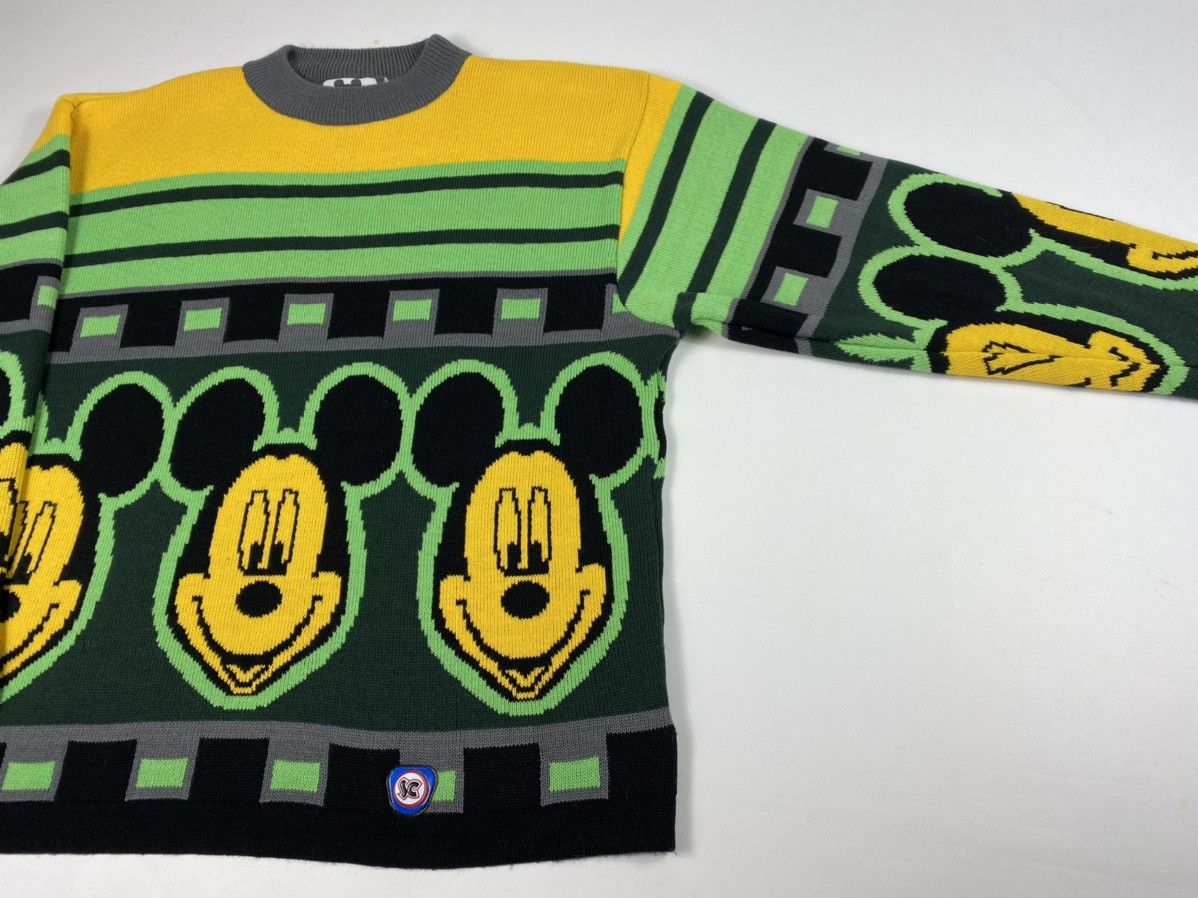 Mickey Mouse 🔥LASTDROP🔥 Disney Coloured Cable Knitted Sweater Vintage Size US XL / EU 56 / 4 - 5 Thumbnail