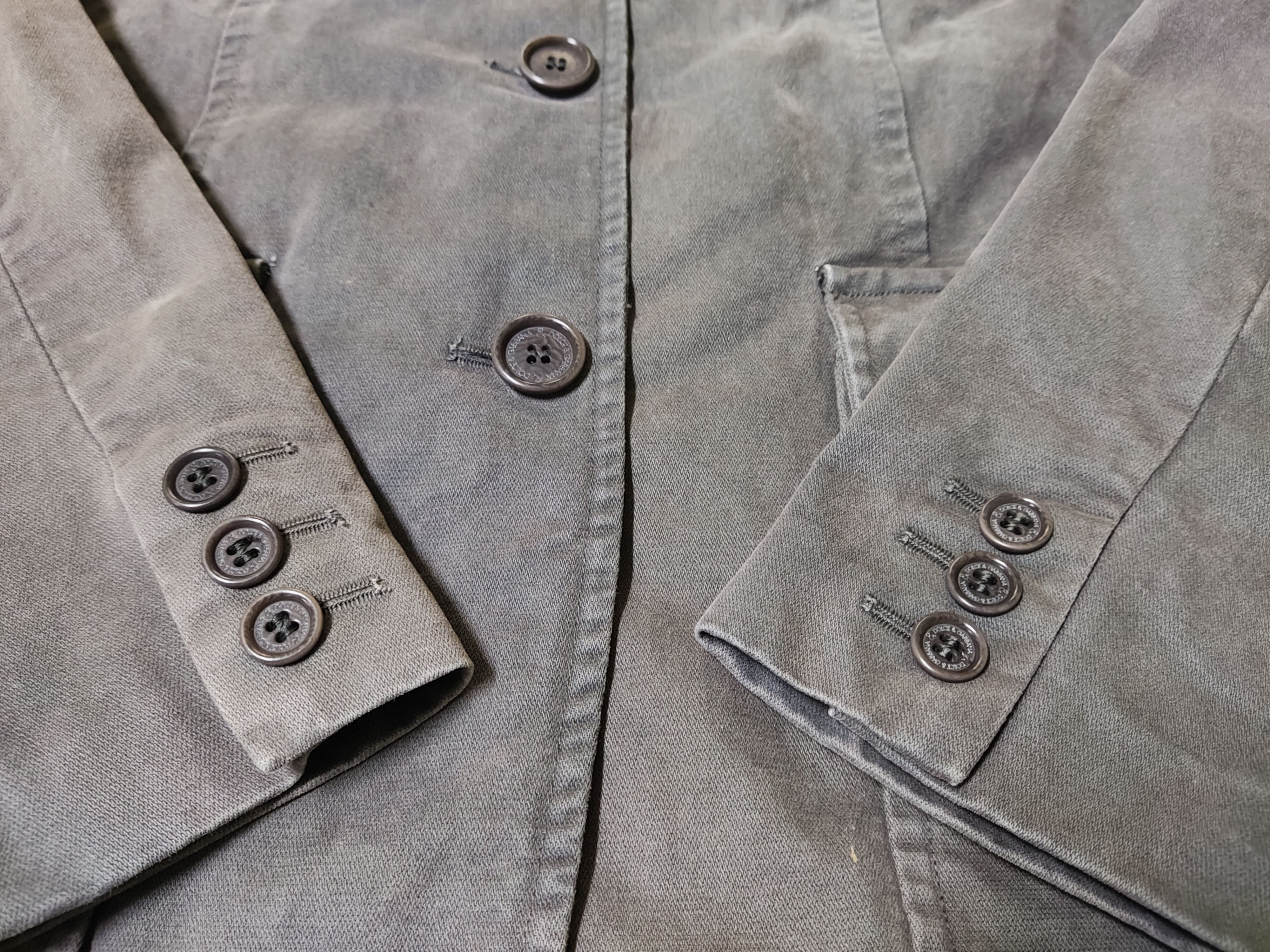 Dolce & Gabbana Vintage Dolce & Gabbana Distressed Faded Colour Jackets Size L / US 10 / IT 46 - 6 Thumbnail