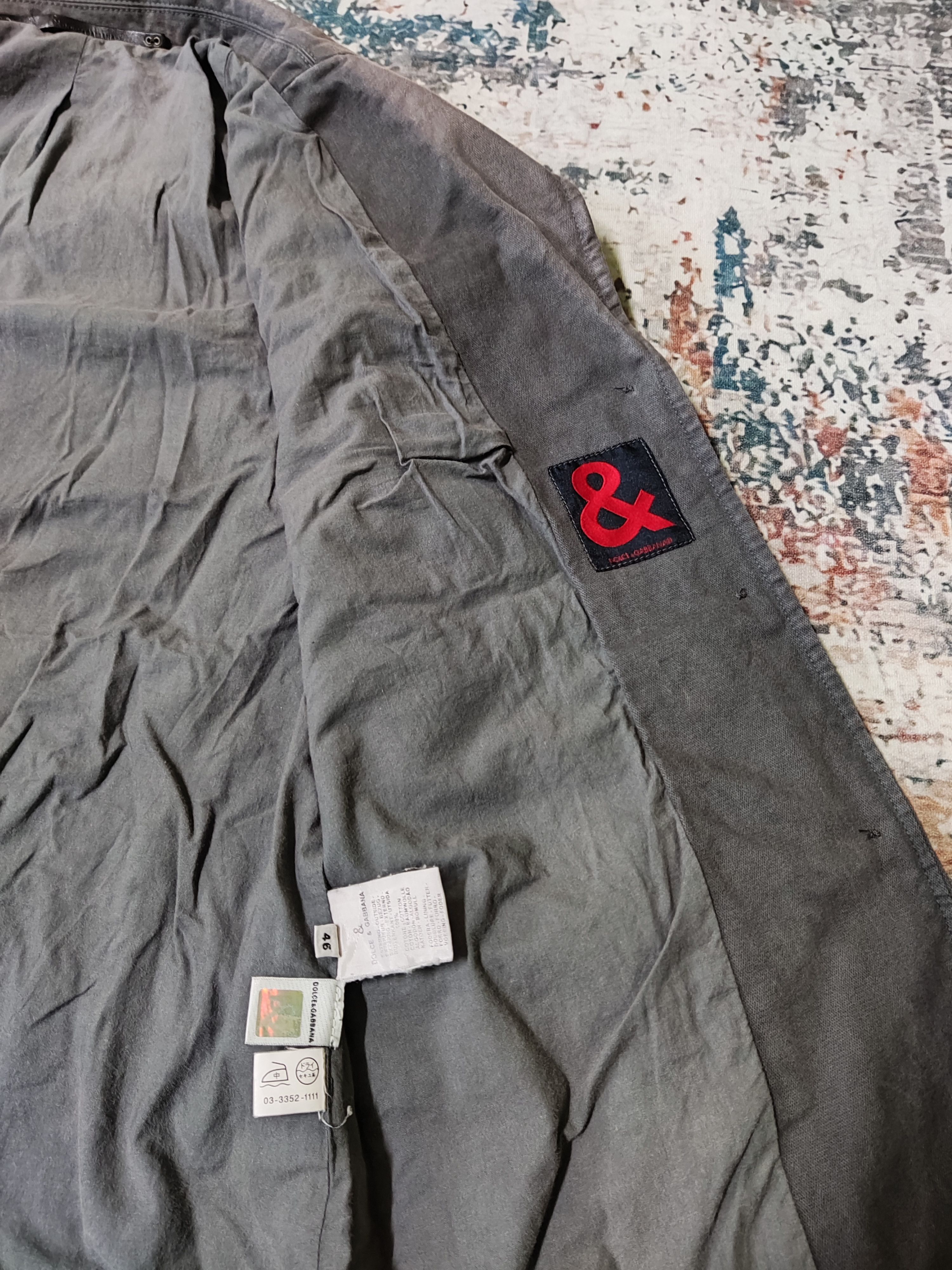 Dolce & Gabbana Vintage Dolce & Gabbana Distressed Faded Colour Jackets Size L / US 10 / IT 46 - 10 Thumbnail