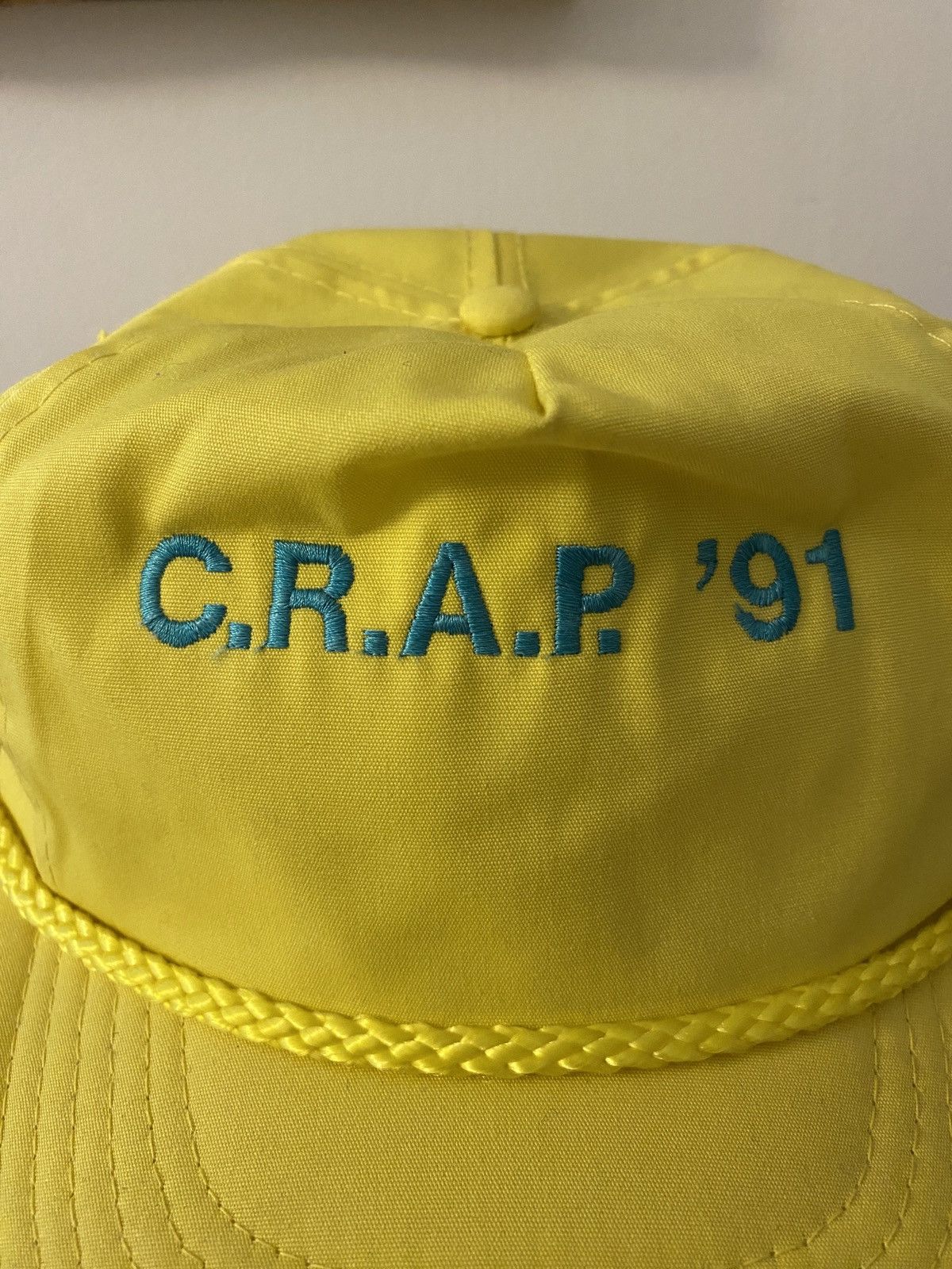 Vintage Vintage 90’s C.R.A.P. 1991 Snap Back Cap Hat Size ONE SIZE - 2 Thumbnail