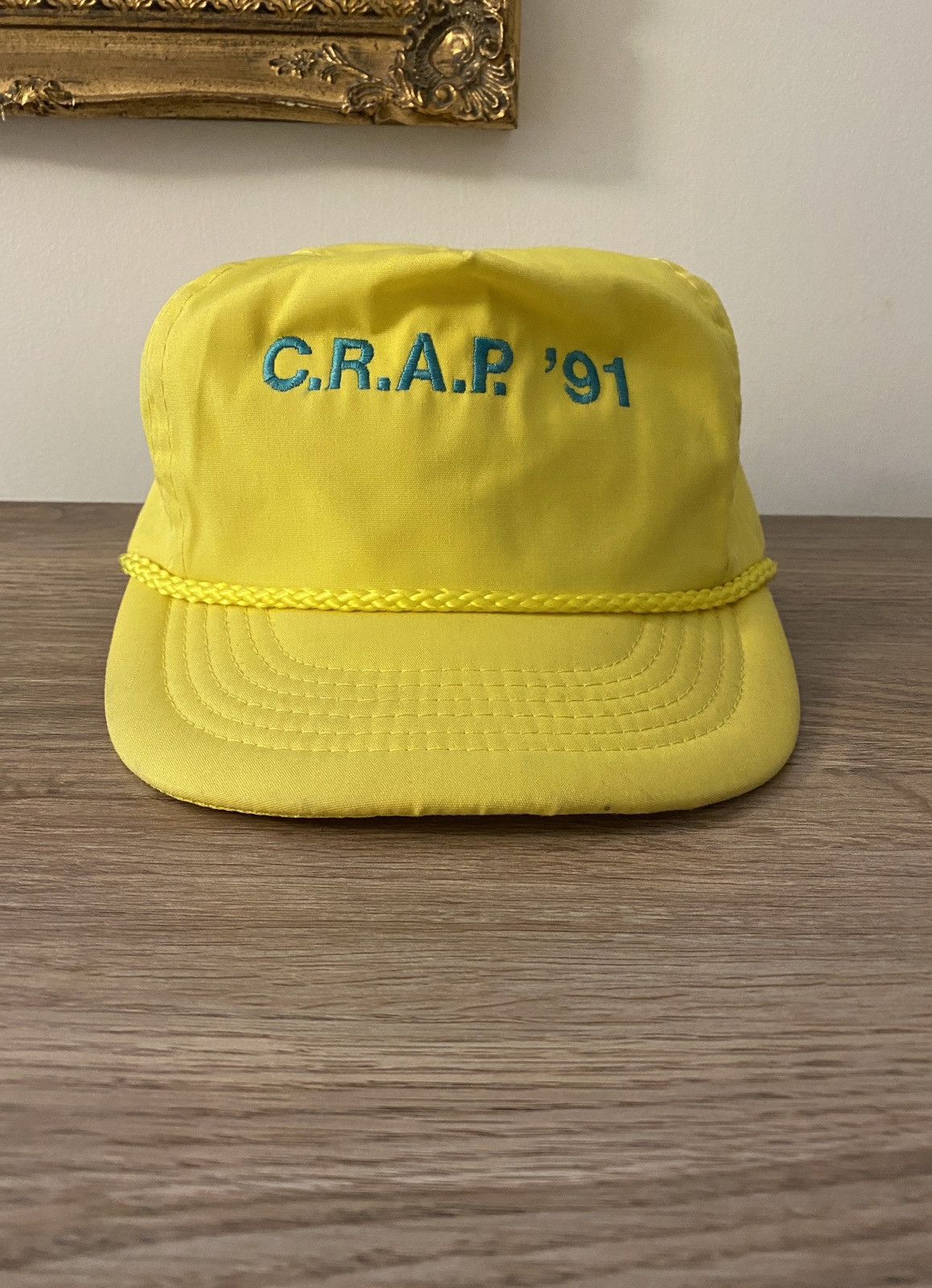 Vintage Vintage 90’s C.R.A.P. 1991 Snap Back Cap Hat Size ONE SIZE - 1 Thumbnail