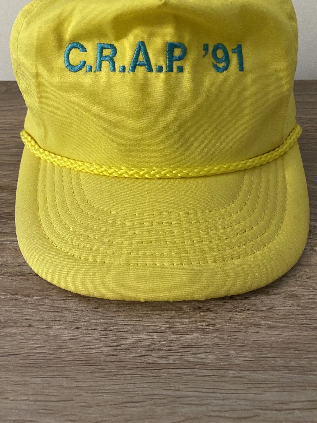 Vintage Vintage 90’s C.R.A.P. 1991 Snap Back Cap Hat Size ONE SIZE - 3 Thumbnail
