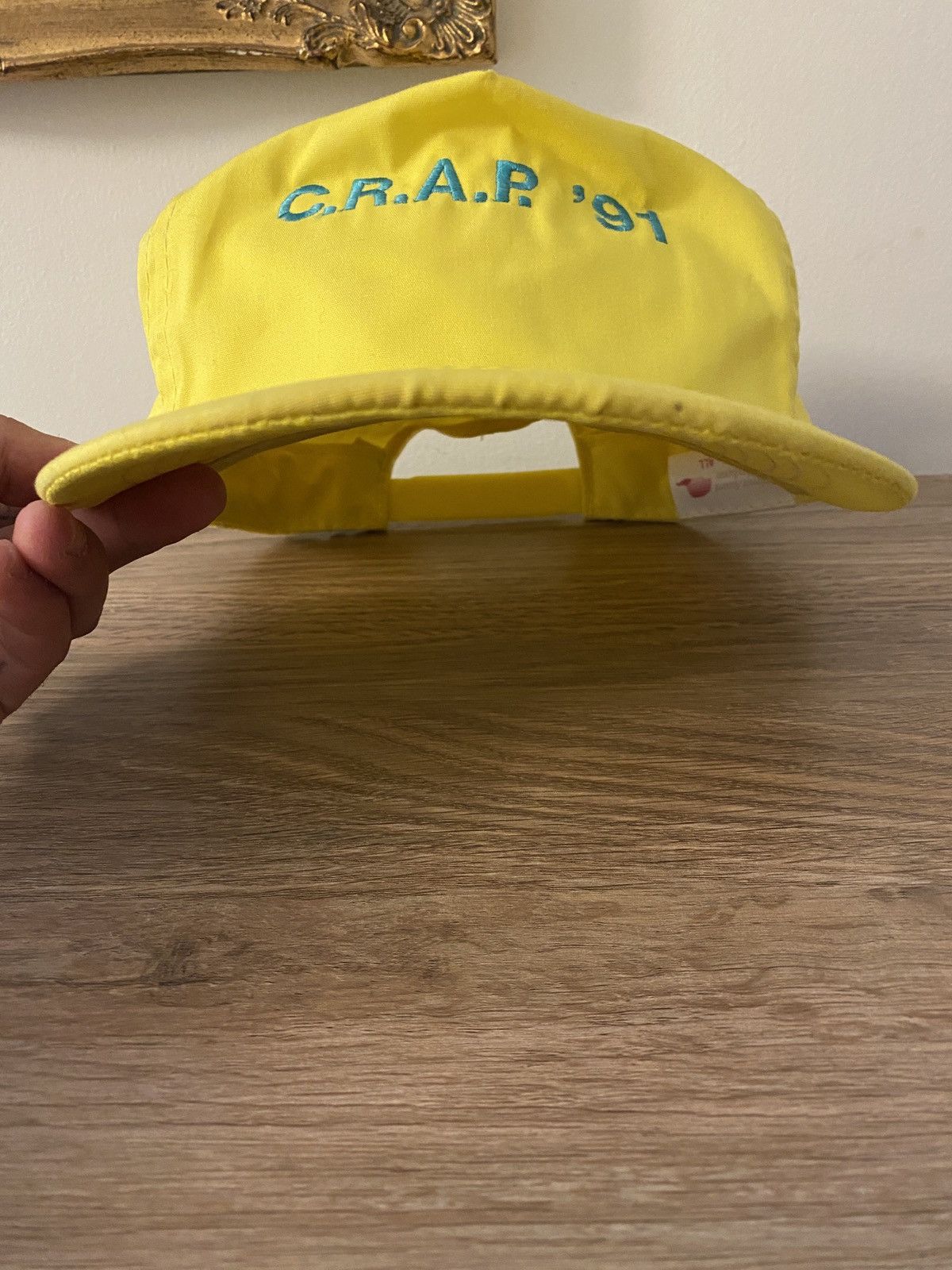 Vintage Vintage 90’s C.R.A.P. 1991 Snap Back Cap Hat Size ONE SIZE - 4 Thumbnail