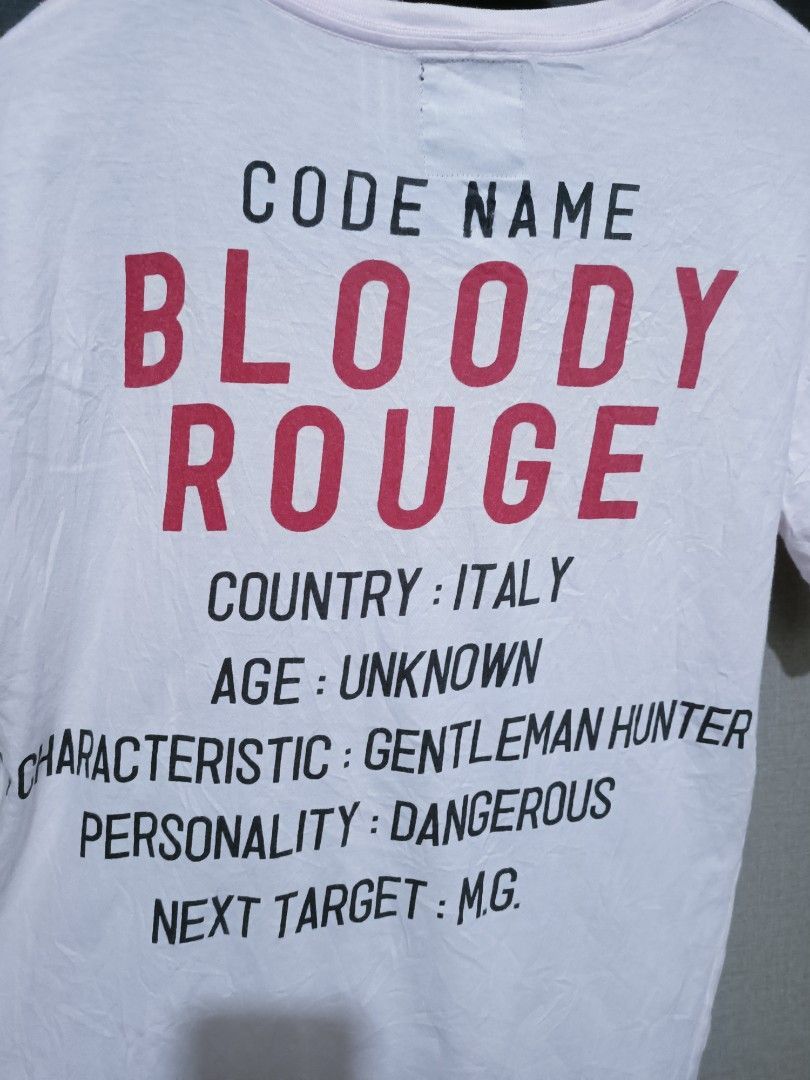 PPFM PPFM “Bloody Rouge” Graphic Tee — Japanese Spy Fiction Drip Size US S / EU 44-46 / 1 - 4 Thumbnail