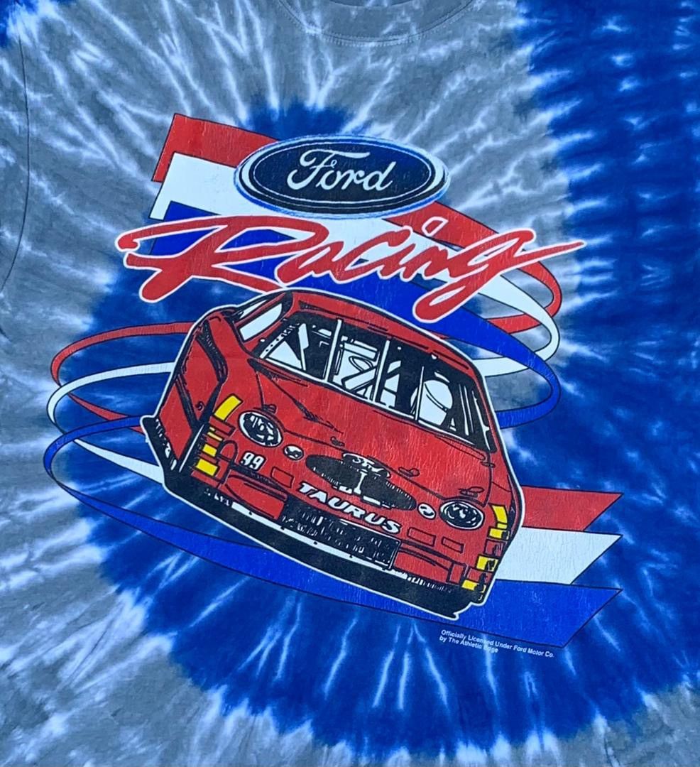 Ford × NASCAR × Vintage vintage tee NASCAR FORD RACING ( A 17 ) Size US L / EU 52-54 / 3 - 2 Thumbnail