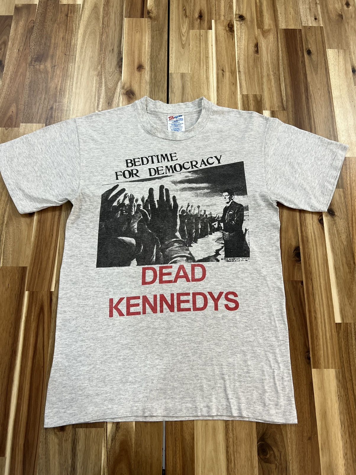 image of Band Tees x Dead Kennedys Vintage Dead Kennedys Punk T-Shirt in Grey, Men's (Size Medium)