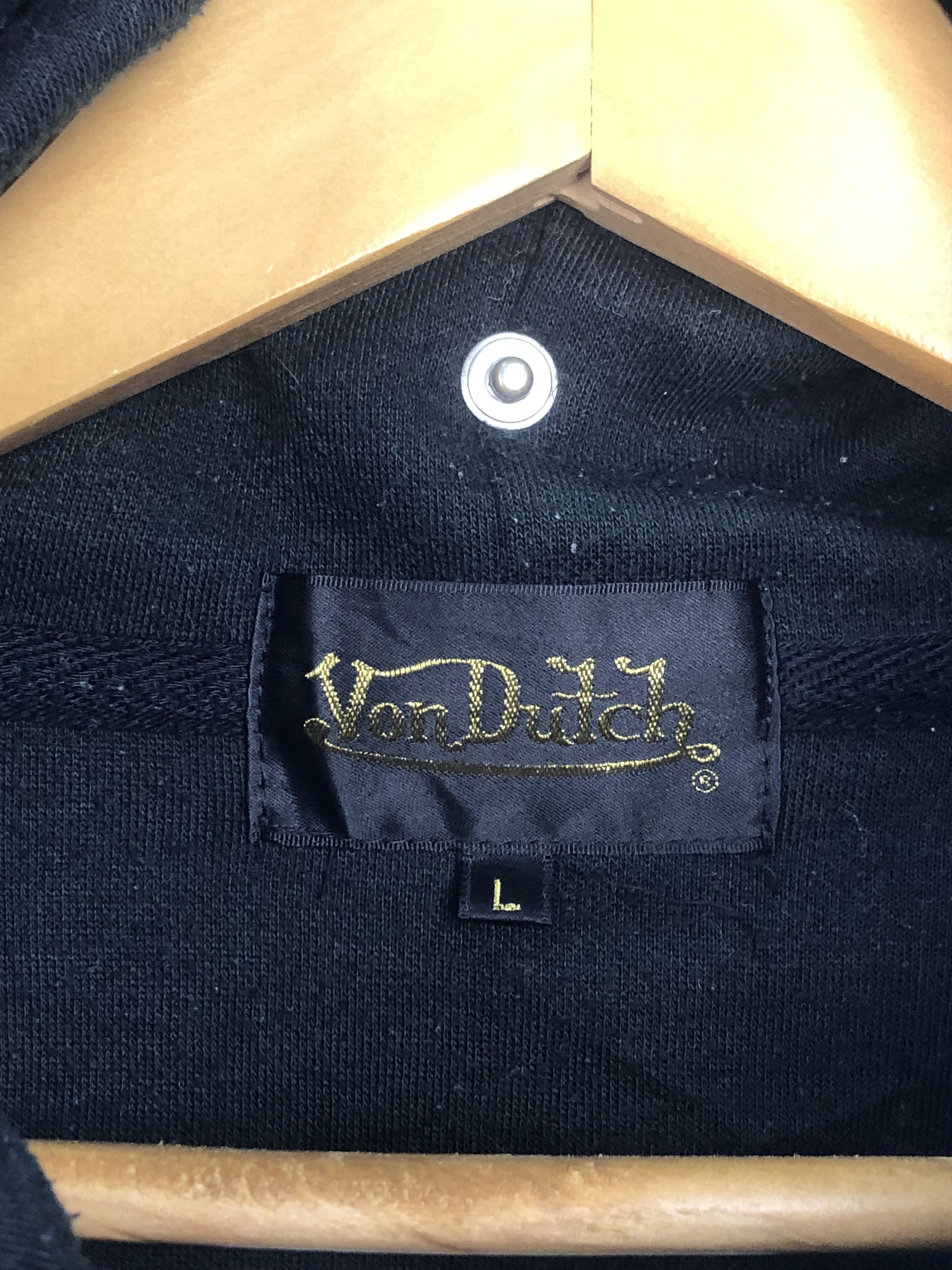 Vintage × Von Dutch Vintage Von Dutch Zipper Jacket Size US L / EU 52-54 / 3 - 6 Thumbnail