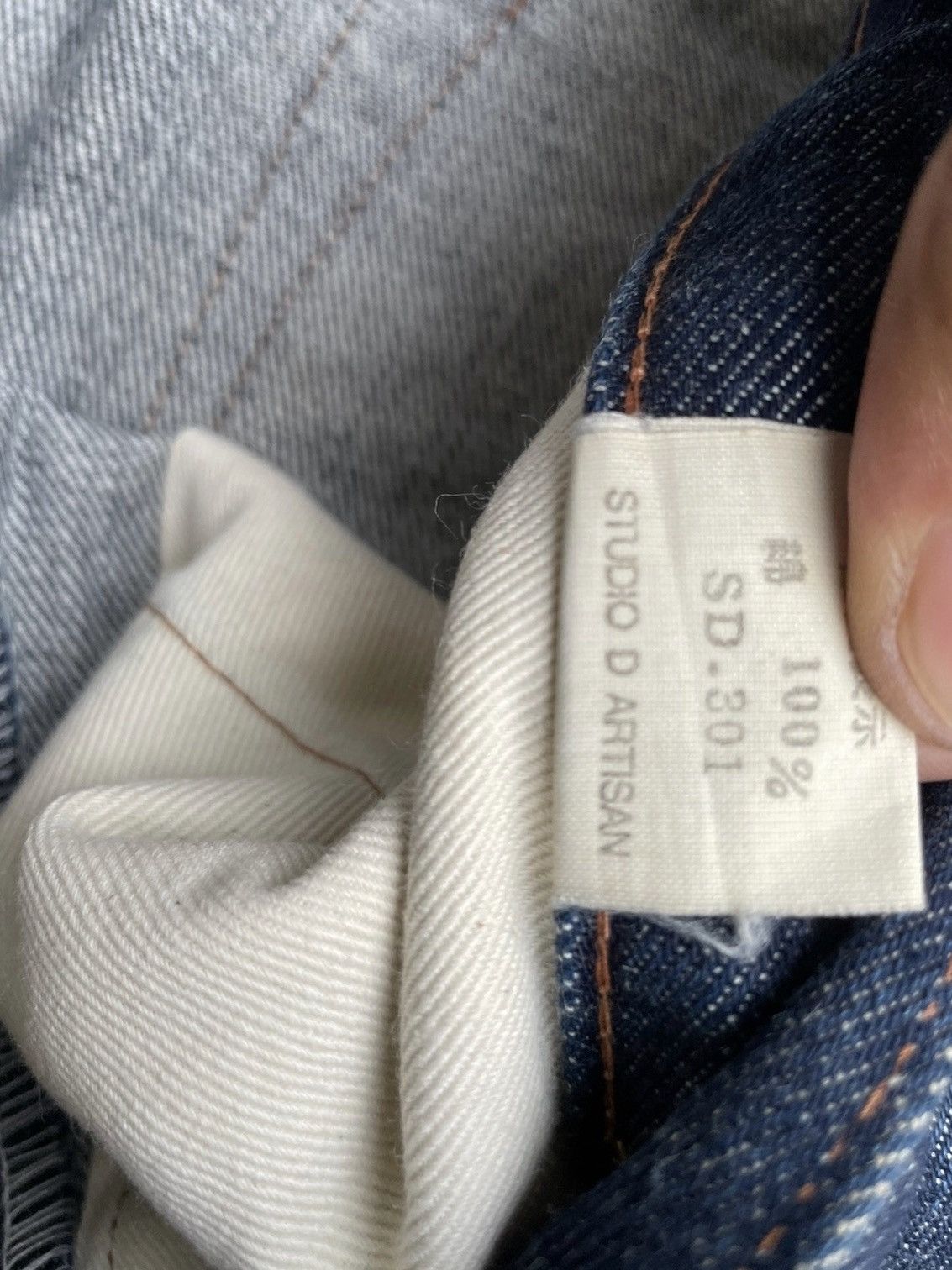 Japanese Brand Vintage Studio D Artistan Redline Denim Size US 32 / EU 48 - 17 Thumbnail