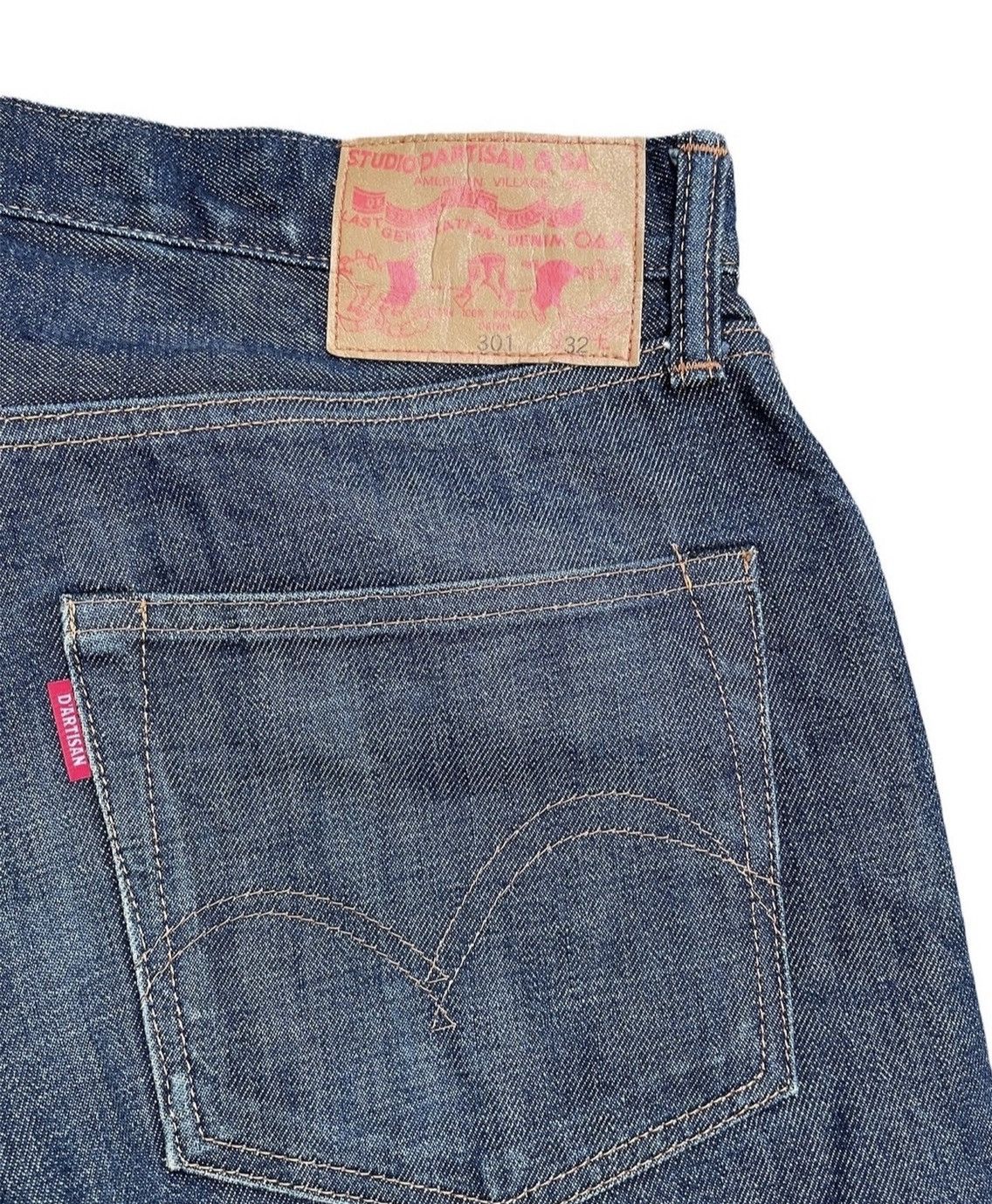 Japanese Brand Vintage Studio D Artistan Redline Denim Size US 32 / EU 48 - 7 Thumbnail