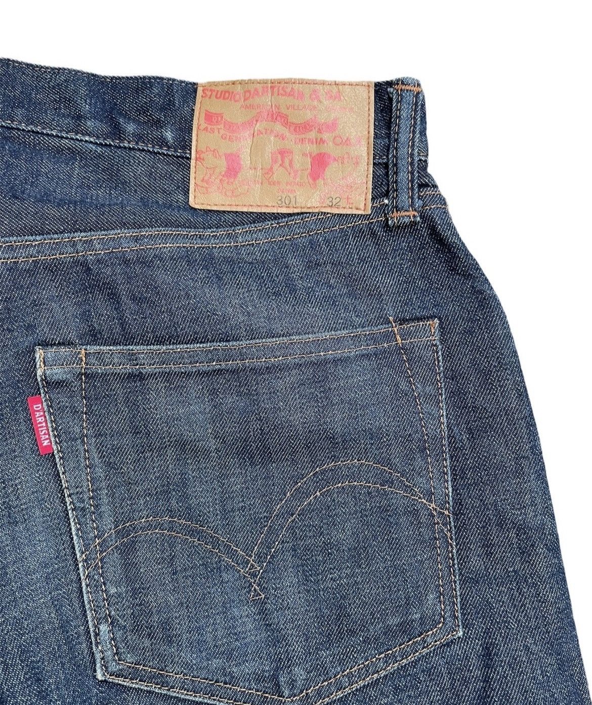 Japanese Brand Vintage Studio D Artistan Redline Denim Size US 32 / EU 48 - 14 Thumbnail