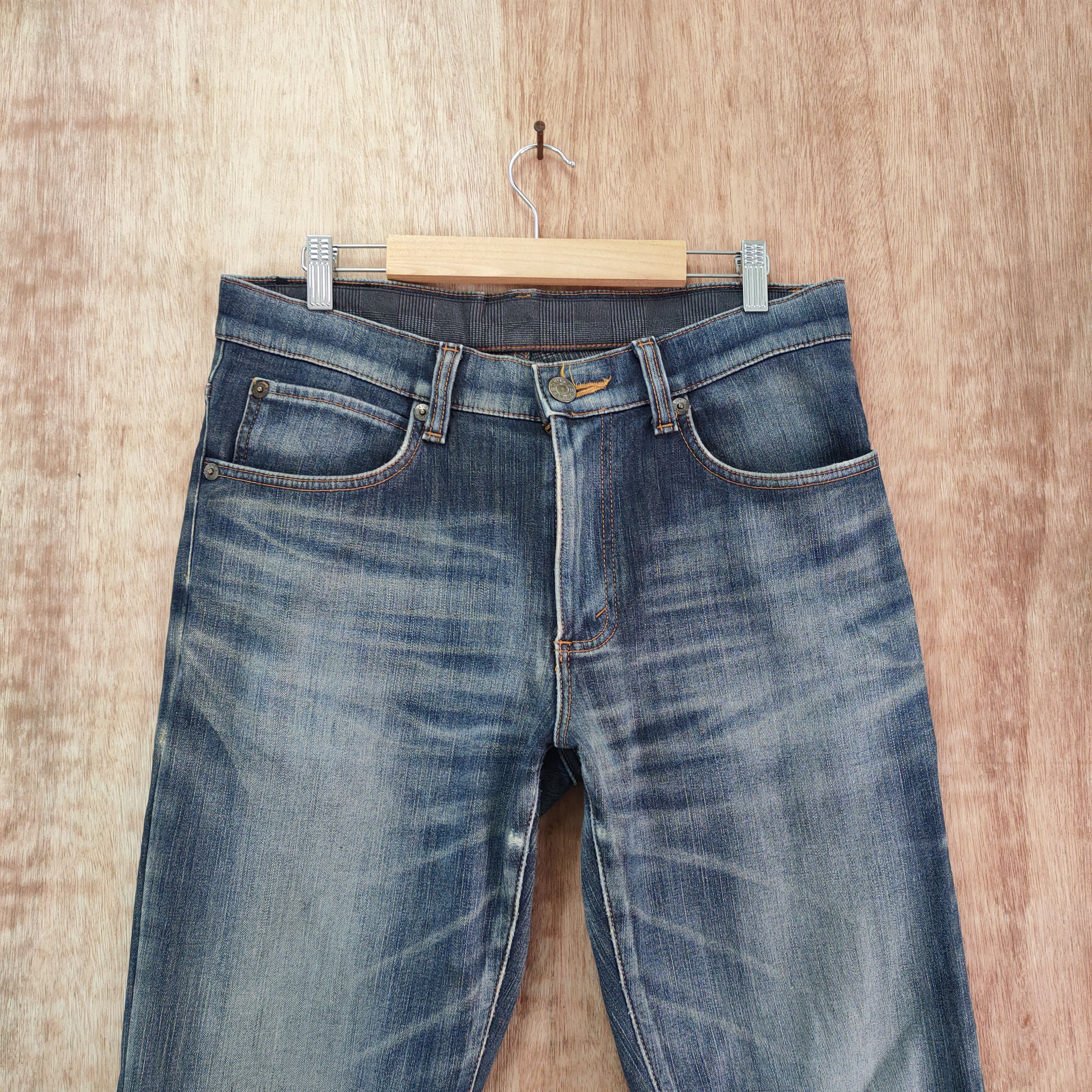 Edwin × Vintage EDWIN 503 FADED JEANS DENIM PANTS Size US 32 / EU 48 - 2 Thumbnail