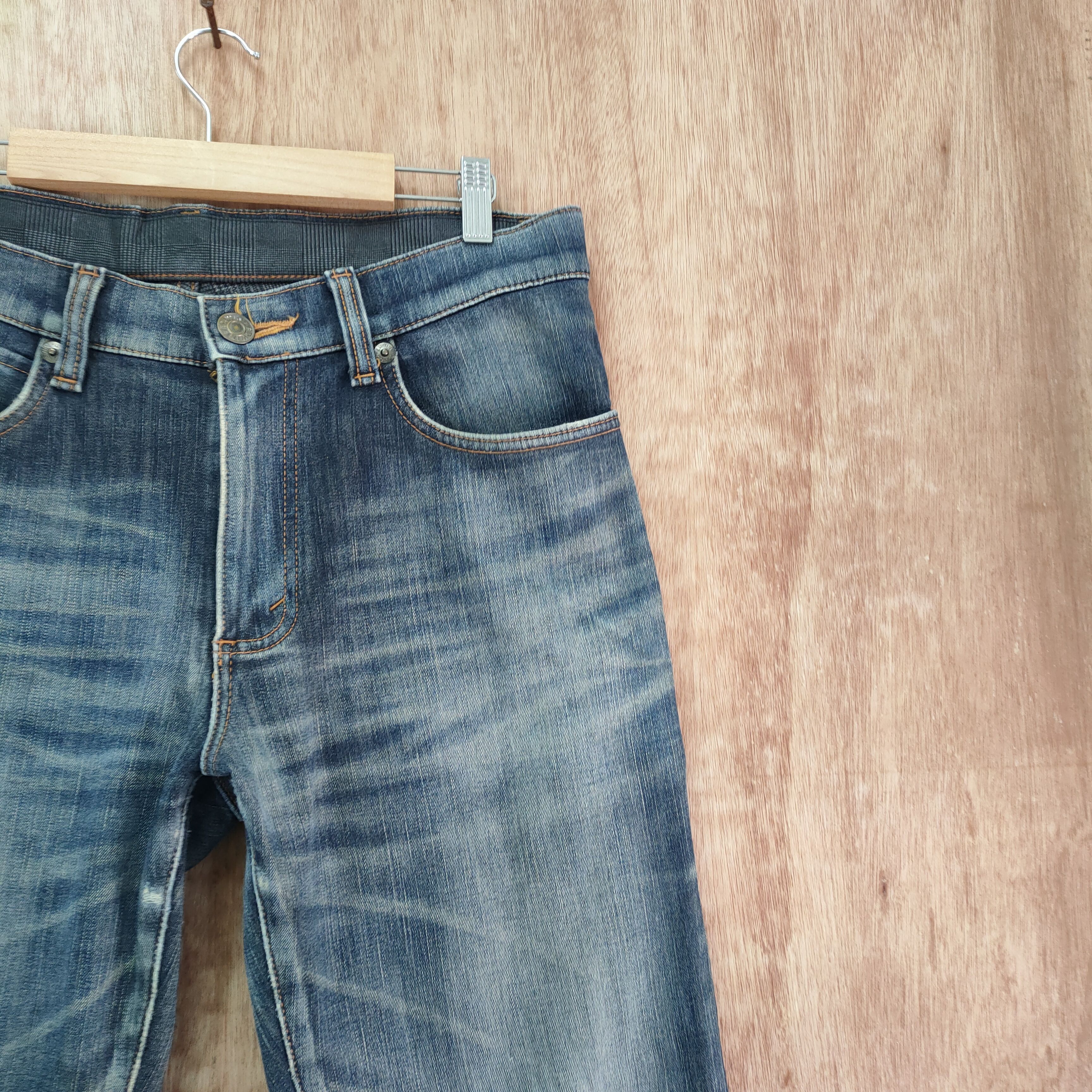 Edwin × Vintage EDWIN 503 FADED JEANS DENIM PANTS Size US 32 / EU 48 - 4 Thumbnail