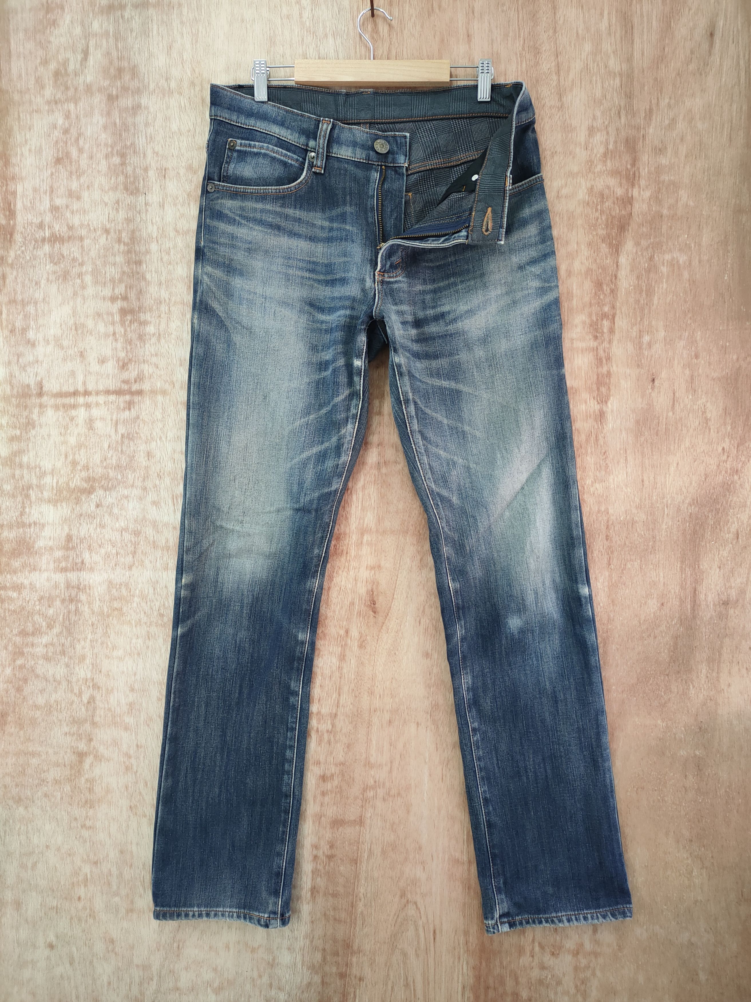 Edwin × Vintage EDWIN 503 FADED JEANS DENIM PANTS Size US 32 / EU 48 - 1 Thumbnail