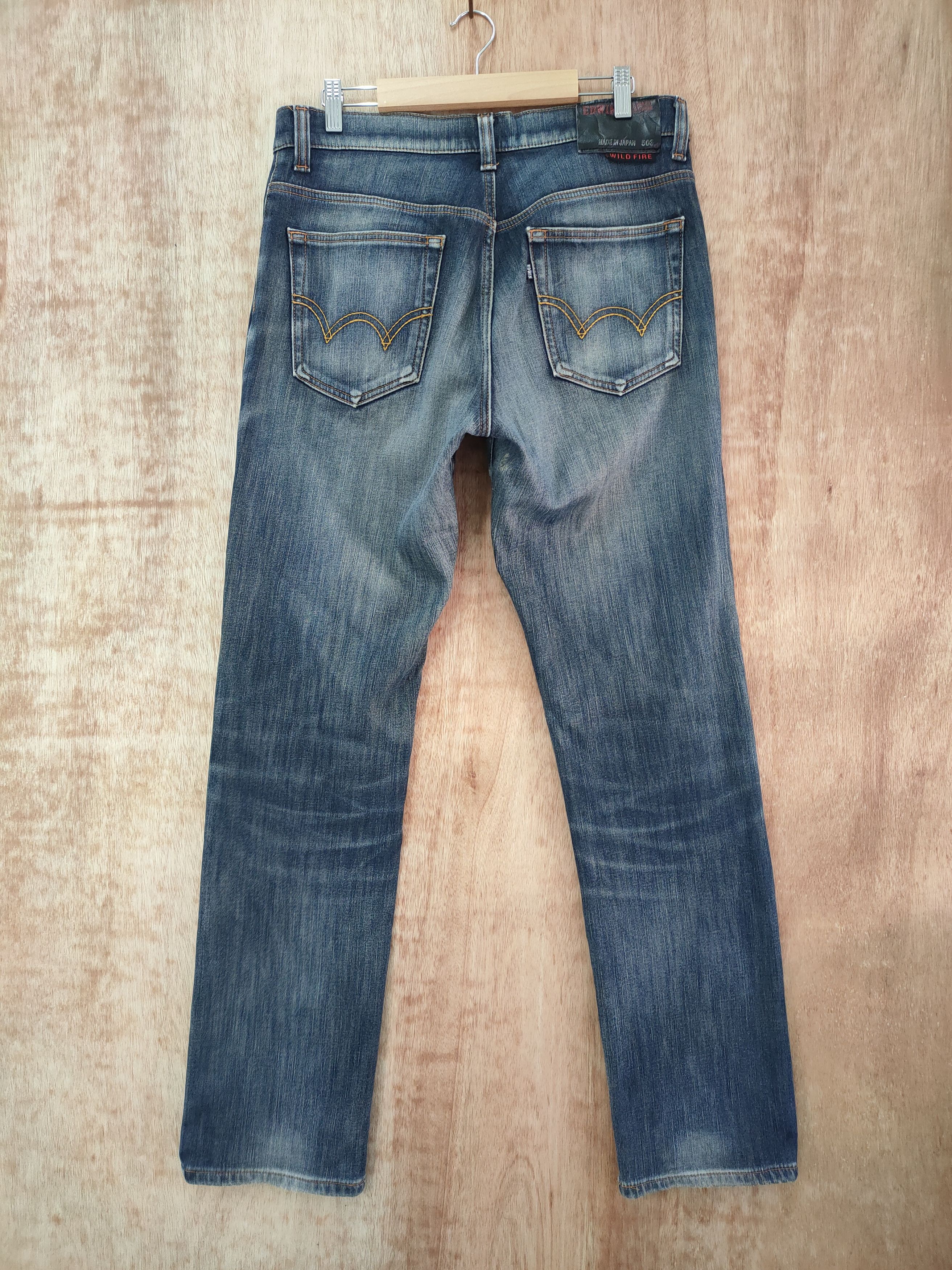 Edwin × Vintage EDWIN 503 FADED JEANS DENIM PANTS Size US 32 / EU 48 - 7 Thumbnail