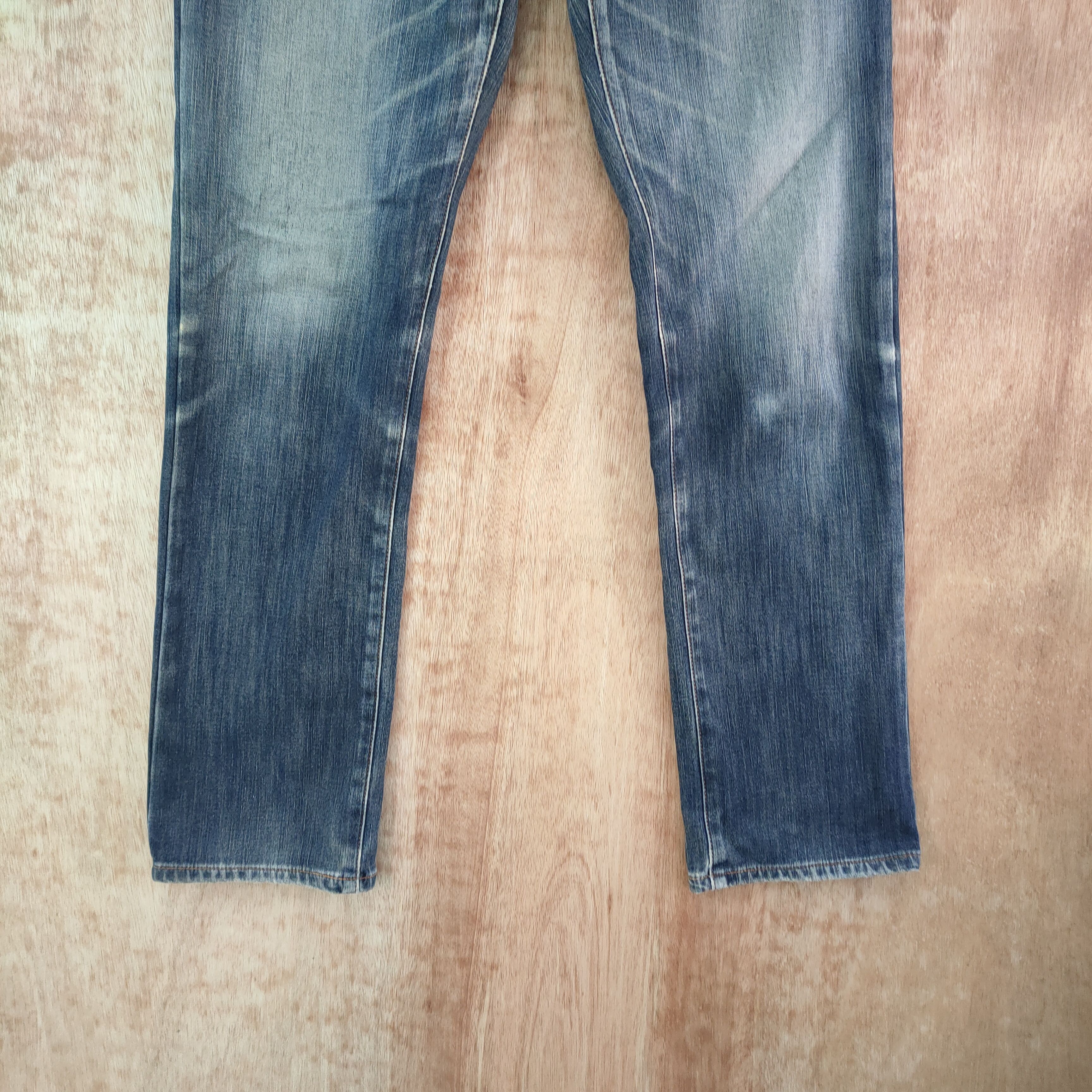 Edwin × Vintage EDWIN 503 FADED JEANS DENIM PANTS Size US 32 / EU 48 - 3 Thumbnail