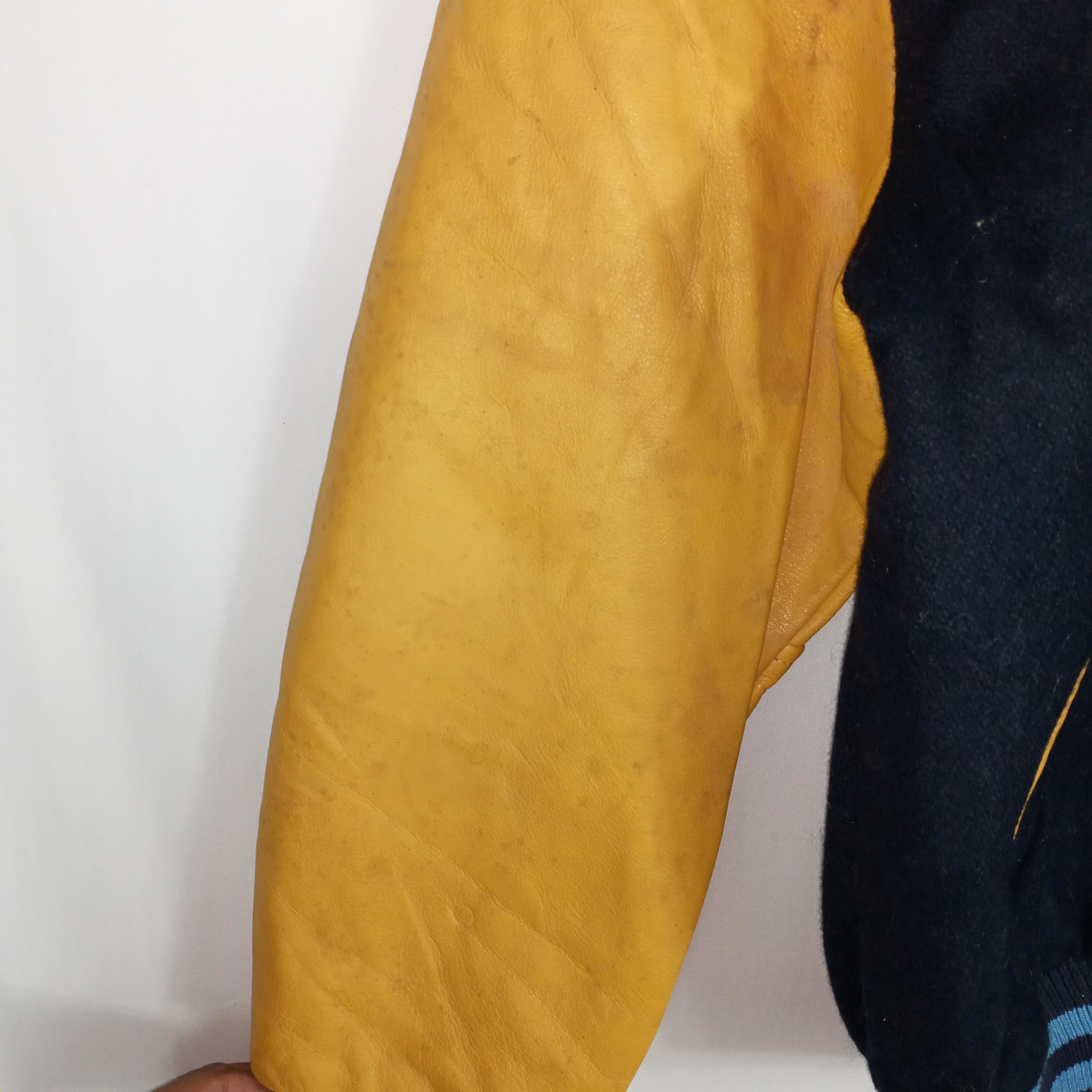 Japanese Brand 🔥Ana Football Club Sleeves Leather Wool Varsity Jacket Size US S / EU 44-46 / 1 - 12 Thumbnail