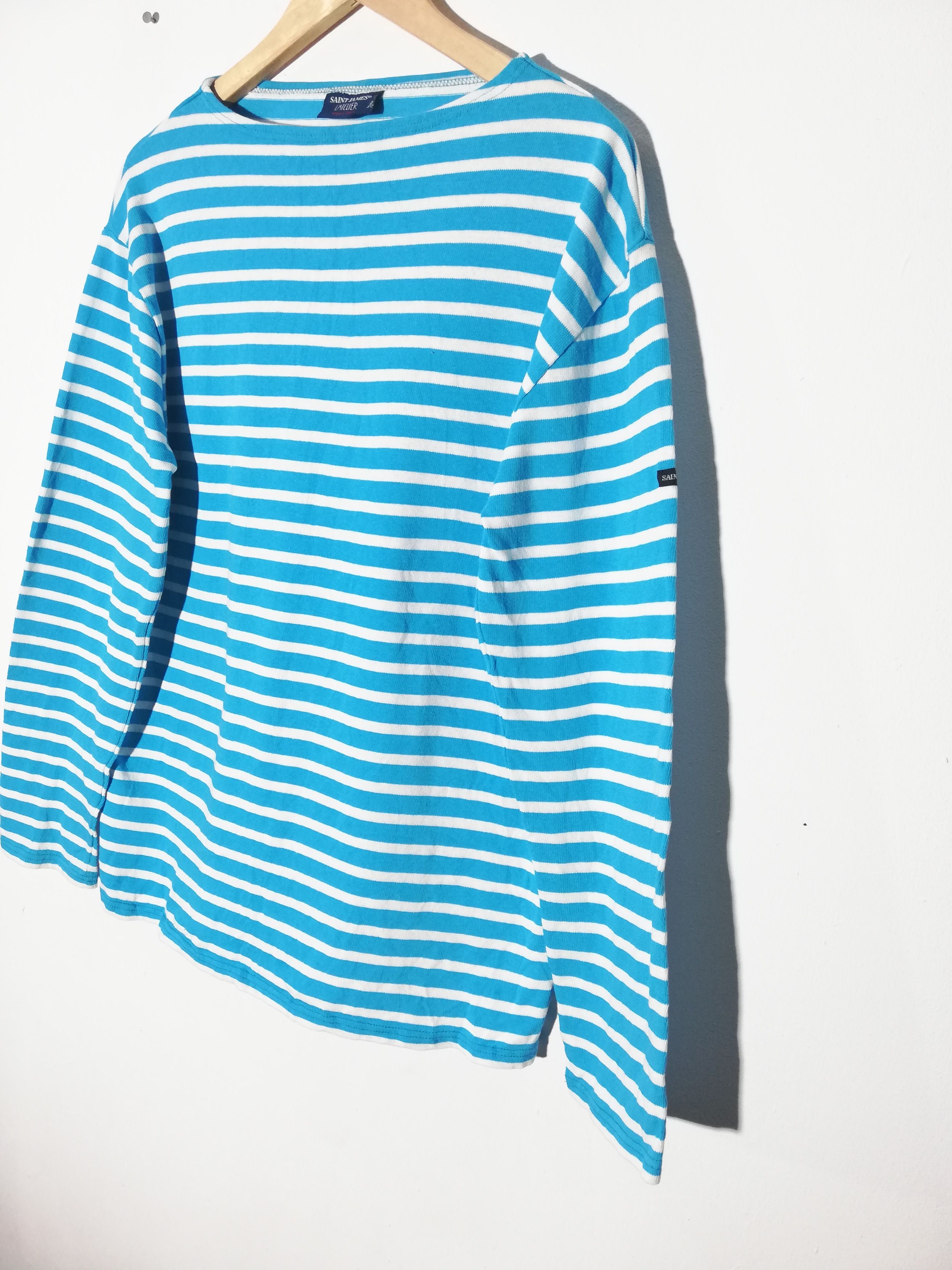 Saint James Saint James Striped Longsleeve Shirt Size US L / EU 52-54 / 3 - 4 Thumbnail