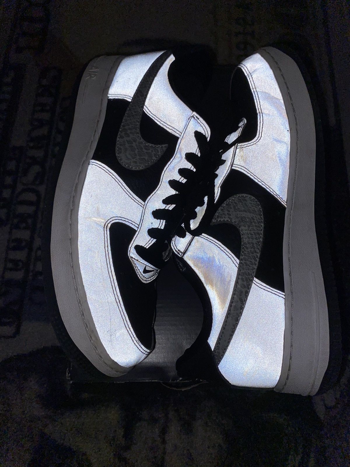 Nike Nike Air Force 1 Low Silver Snake Size US 8.5 / EU 41-42 - 1 Thumbnail