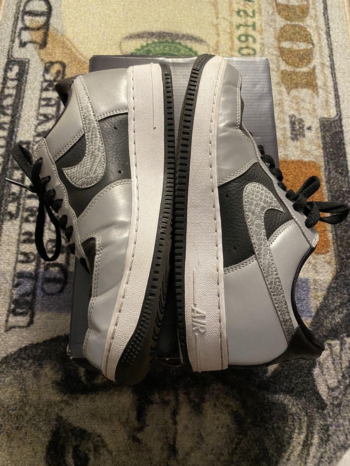 Nike Nike Air Force 1 Low Silver Snake Size US 8.5 / EU 41-42 - 3 Thumbnail