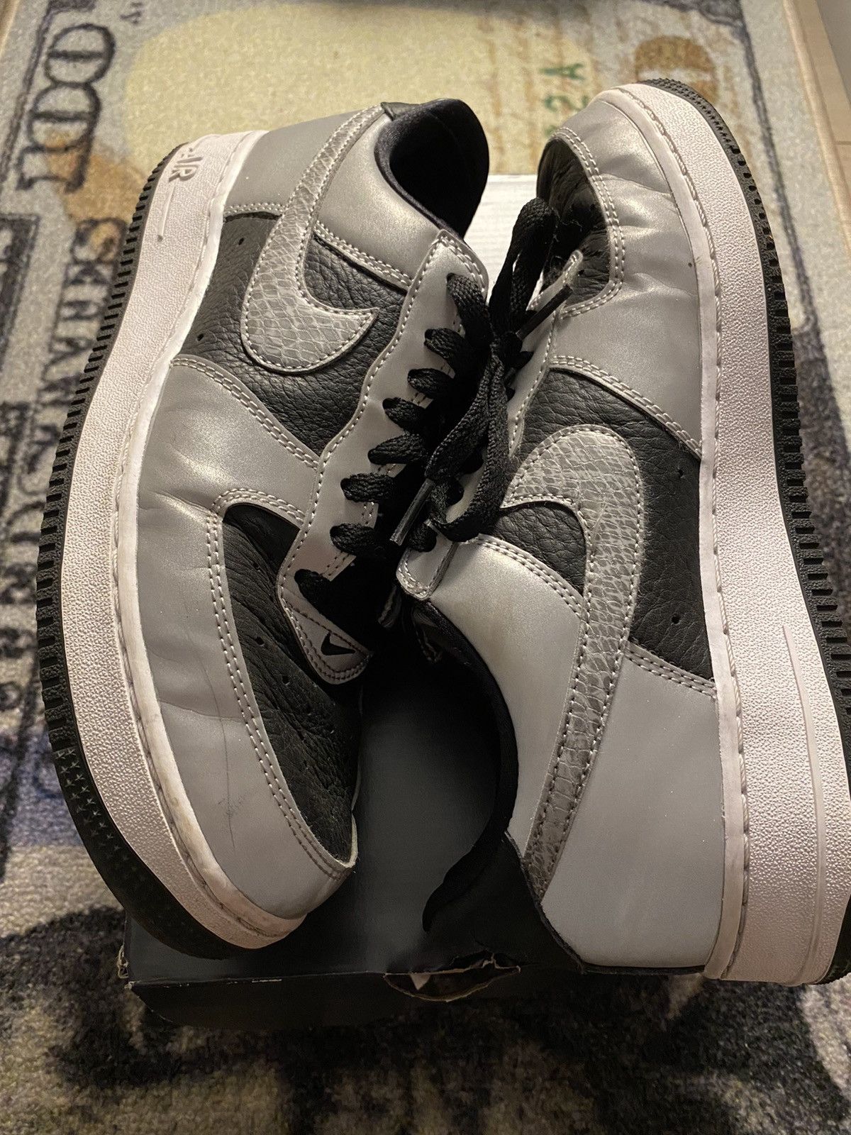 Nike Nike Air Force 1 Low Silver Snake Size US 8.5 / EU 41-42 - 2 Thumbnail
