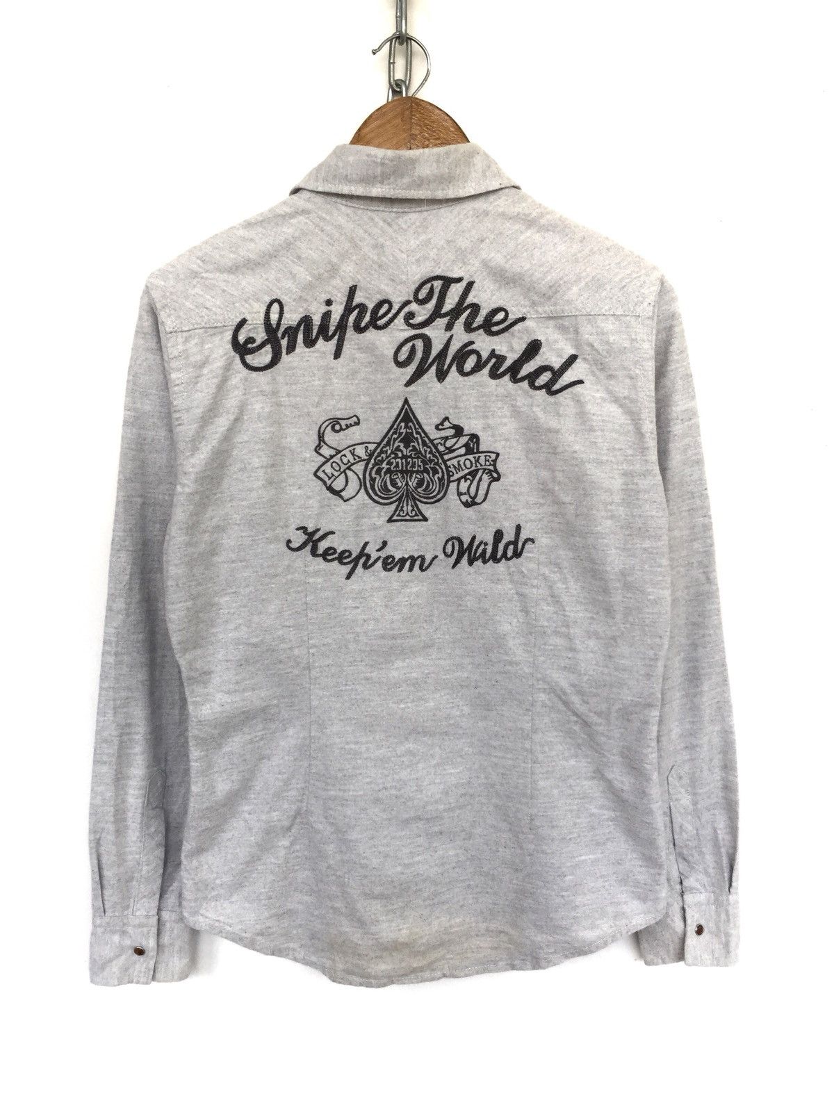 291295=Homme 🇯🇵 Cafe Racer 291295 Embroidered Western B/D Shirt Size US M / EU 48-50 / 2 - 1 Thumbnail